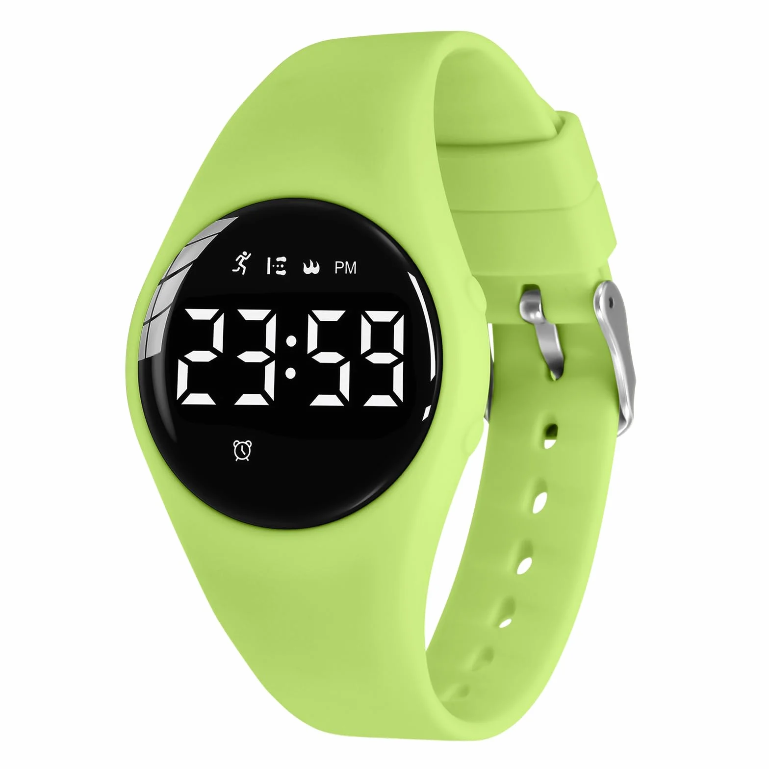 Reloj Digital Infantil Deportivo con Podómetro, Distancia y Calorías, Correa de Silicona