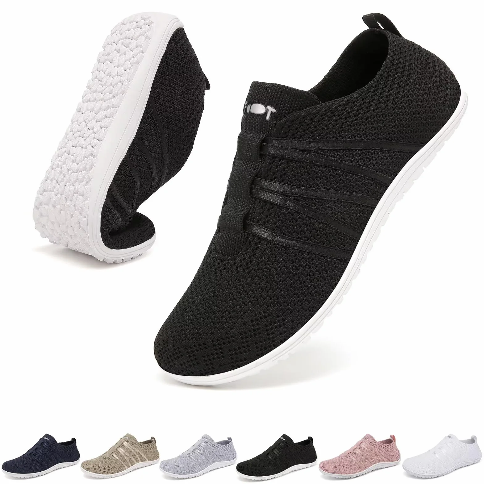 Merdoo Zapatillas de Deporte Unisex Ligeras Sin Cordones Antideslizantes Talla 37-45