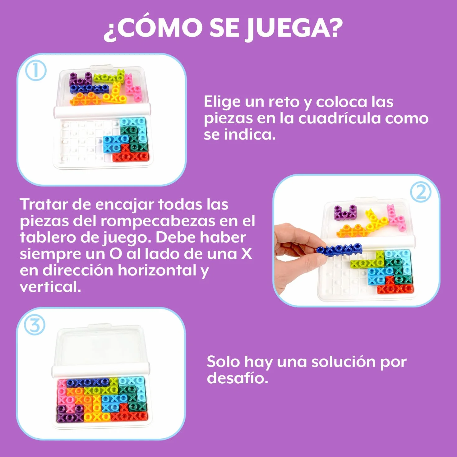 Smart Games - Iq Puzzler Pro + Iq XOXO | Juegos De Mesa Niños 6 Años | Juegos Educativos 6 Años | Juego de Mesa De Lógica para Niños | Juego Infantiles