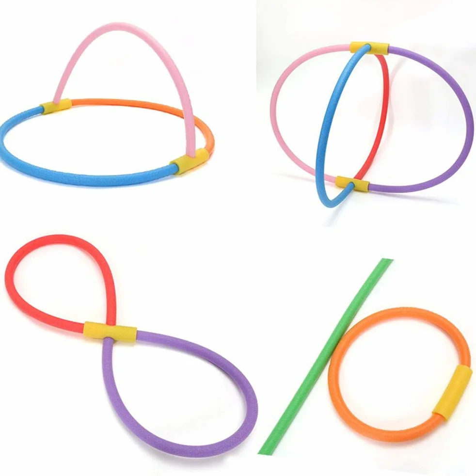 Fideos para Piscina, 2 Unidades de Fideos de Espuma para Piscina de 59 Pulgadas con Conectores para Niños Que Nadan en el Lago, Juego de Conectables para Juegos de, Tubo Hueco Suave para