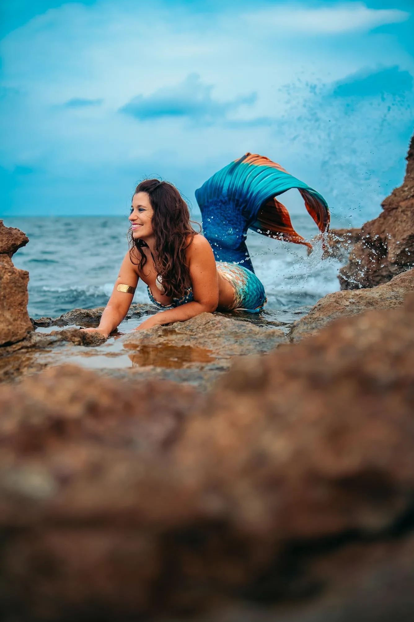Cola de Sirena para Adultos y Mujeres para Nadar (Sin Monoaleta)