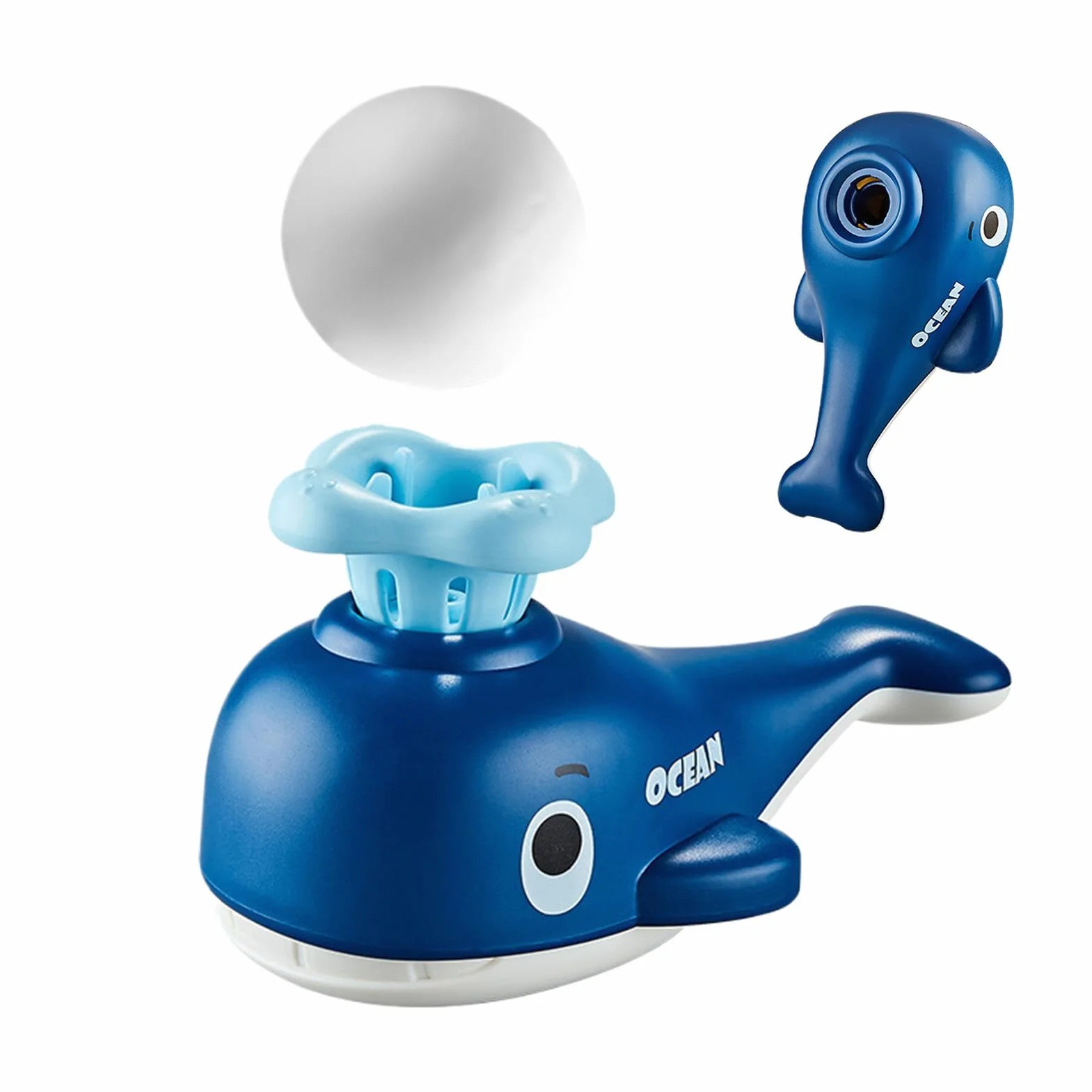 Entrenador de respiración para niños, para ejercitar, Juguetes de Juego de Bolas flotantes de Ballena Linda, Que sopla la Bola para los niños, máquina del Entrenador de de la Capacidad
