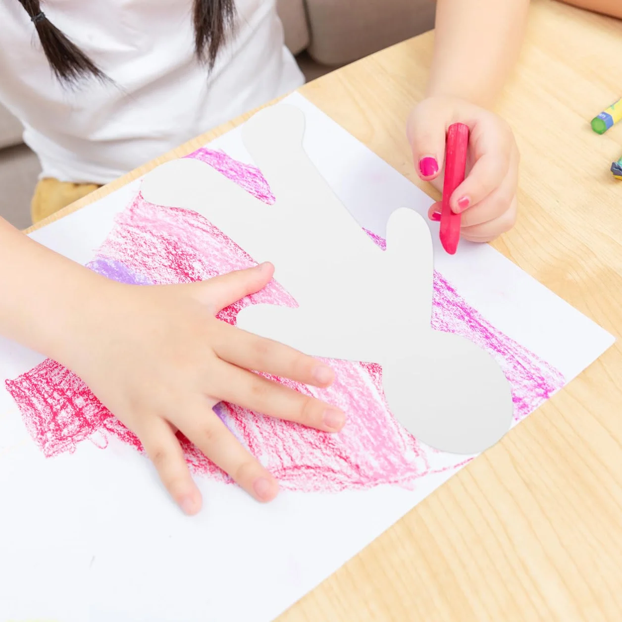 20 muñecos de papel blanco para pintar, figuras humanas de cartón para manualidades, niños, niñas, guardería, decoración escolar
