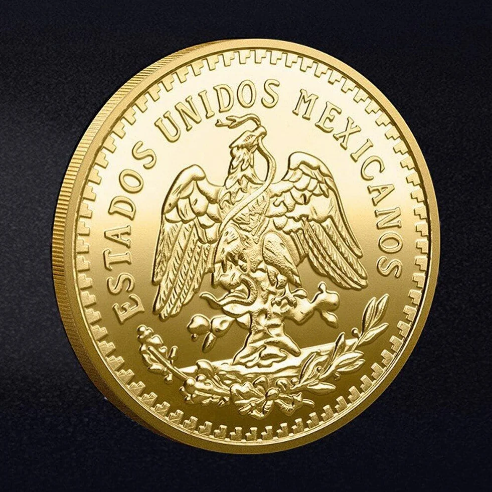 Moneda Conmemorativa Diosa De Moneda De Oro Conmemorativa Moneda Ángel De Independencia Moneda Decorativa Serpiente Águila Mexicana