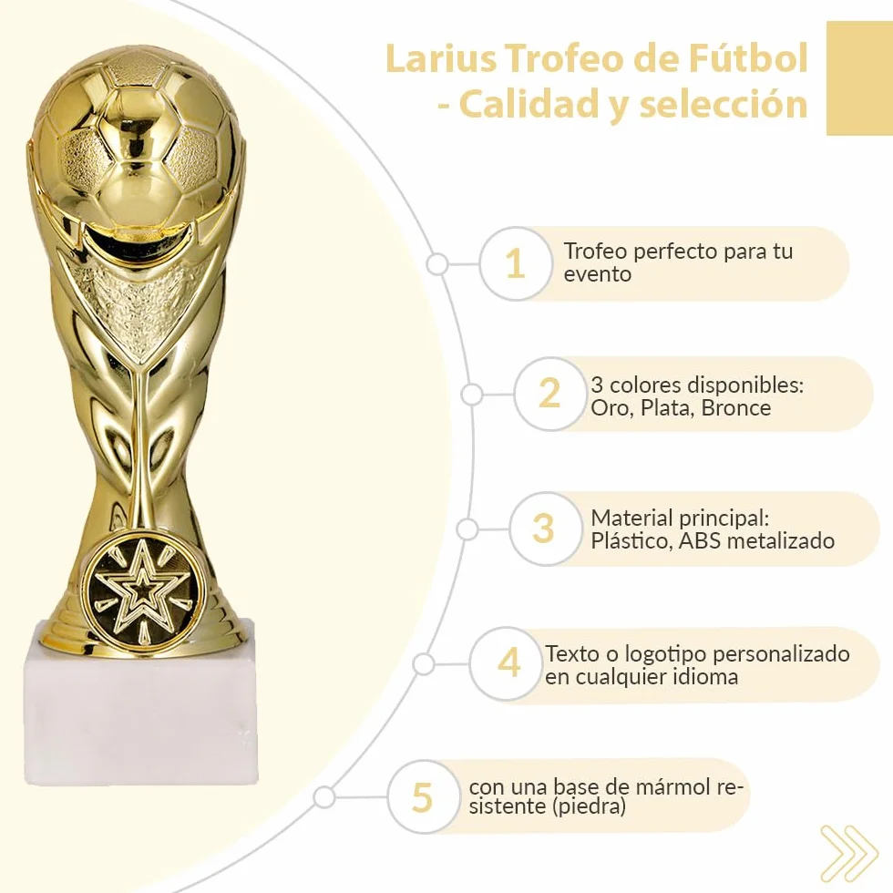 Larius Trofeo ST1 Trofeo de fútbol