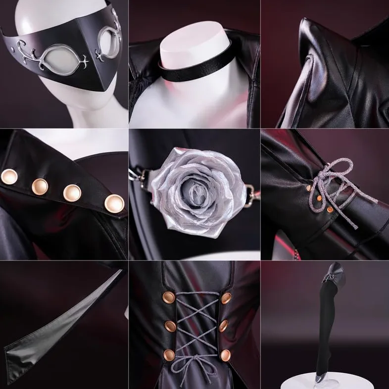 Traje de Lujo (Persona 5) Ropa de Cosplay Conjunto de Disfraz de Juego de Rol Traje de Cómics Uniforme de Halloween Ropa de Carnaval