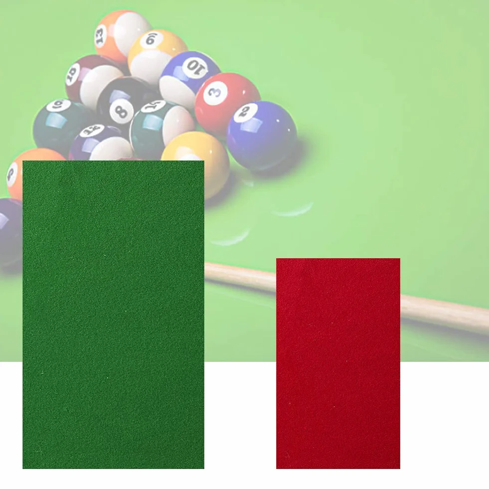 Fieltro profesional para mesa de billar de 9 pies, mantel de juego deportivo de interior, verde (2.8+1 M)