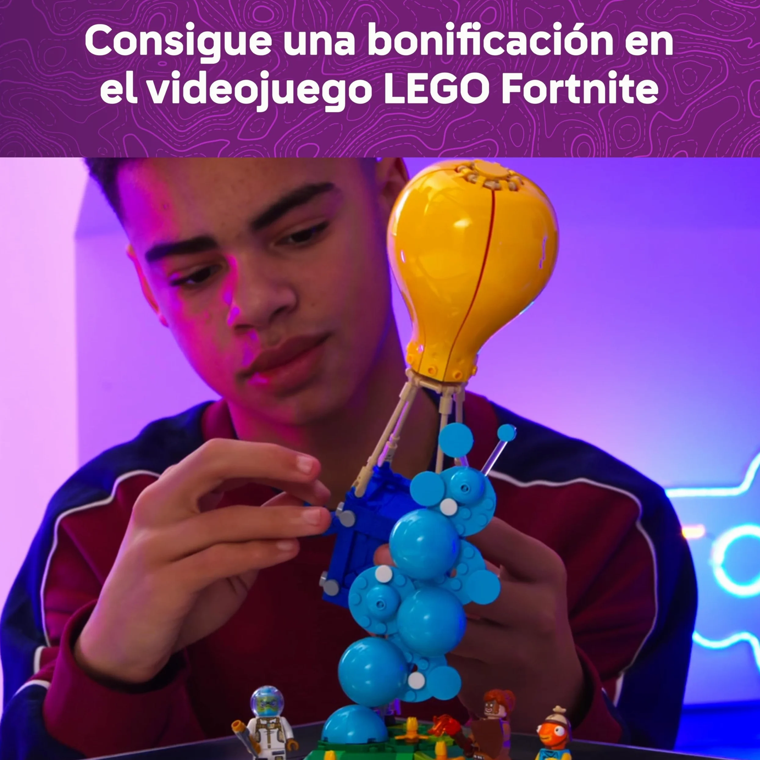 LEGO Fortnite Entrega de Suministros de Juguete – Minifiguras de Palito de Pescado, Leviatán y Artillera de Jengibre con Accesorios – Decoración Gamer – Regalo para Niños y NIñas de 10+ Años – 77080