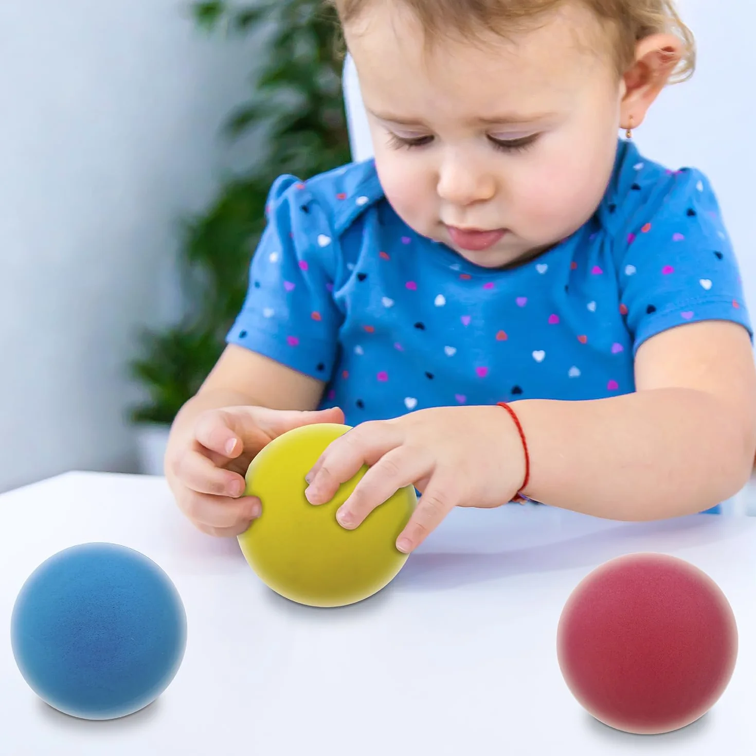 Mondo Toys - Bolsa Tres Pelotas espuma, 70mm, colores surtidos