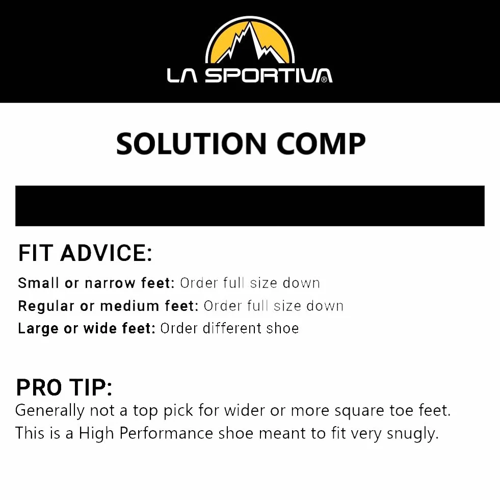 La Sportiva Solution Comp Zapatos de escalada hombre