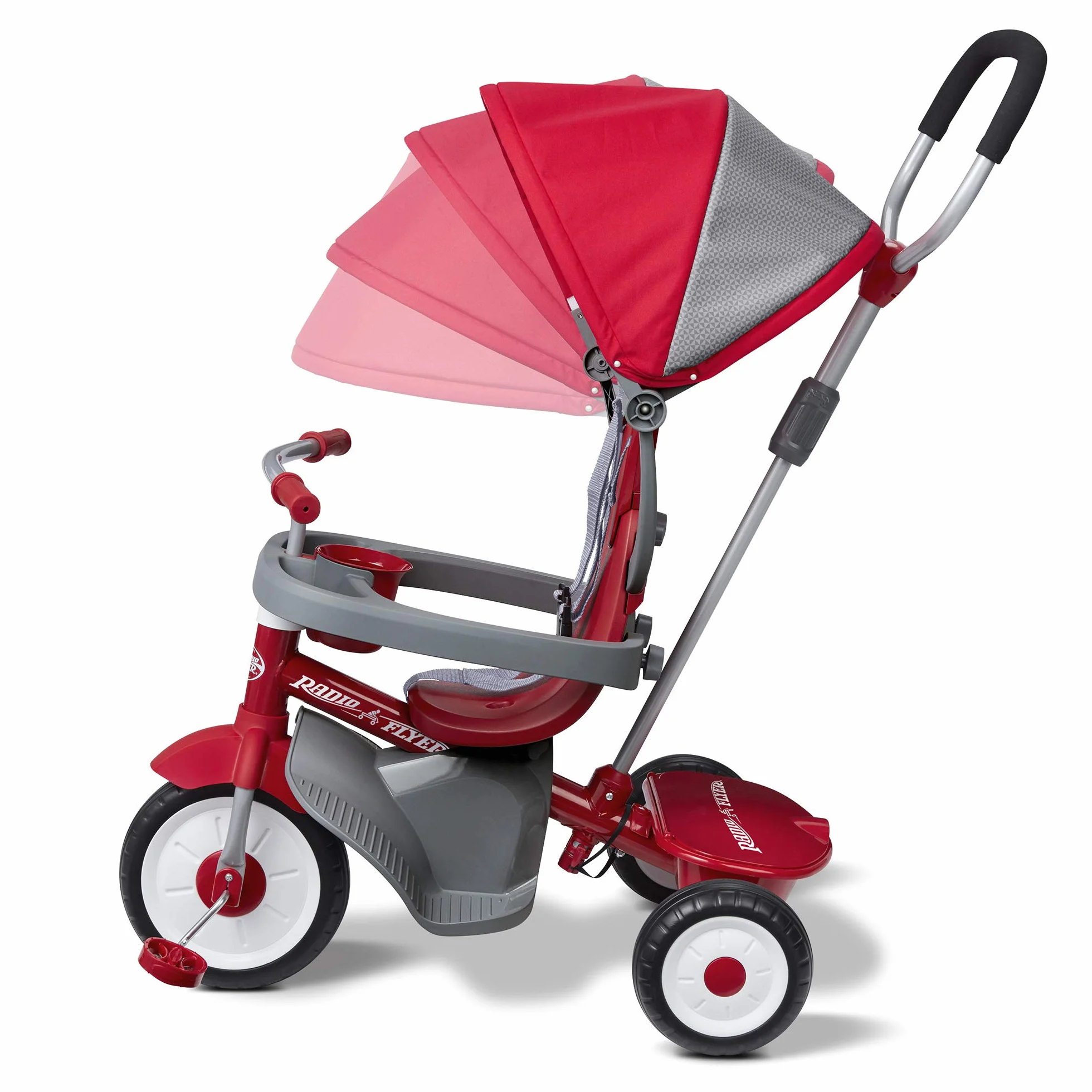 Radio Flyer Triciclo Stroll 'N 4 en 1 para niños de 9 meses a 5 años