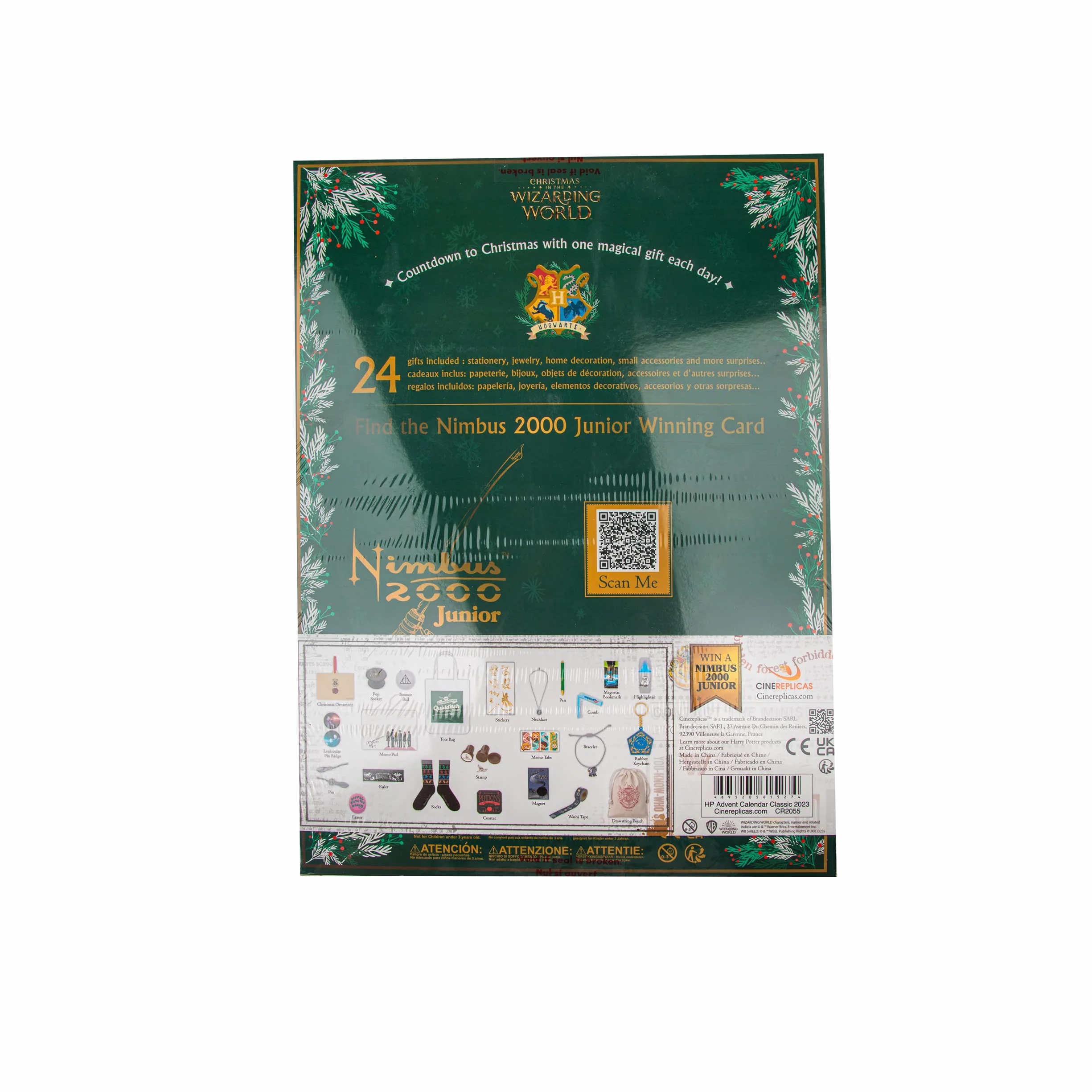 Cinereplicas Harry Potter - Calendario de Adviento 2023 - Licencia Oficial