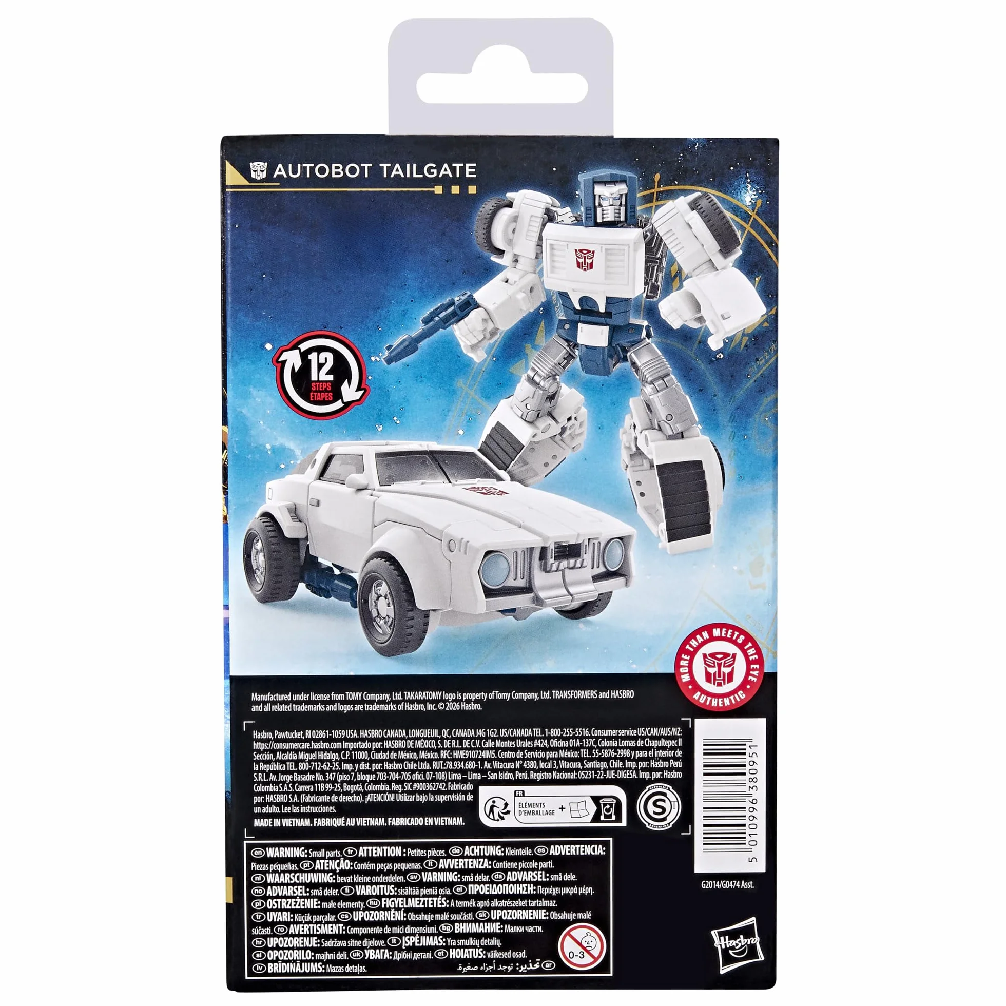 Transformers Age of The Primes, Autobot Tailgate Clase de Lujo, Figura de acción Convertible de 13 cm, Juguetes Robots, A Partir de 8 años
