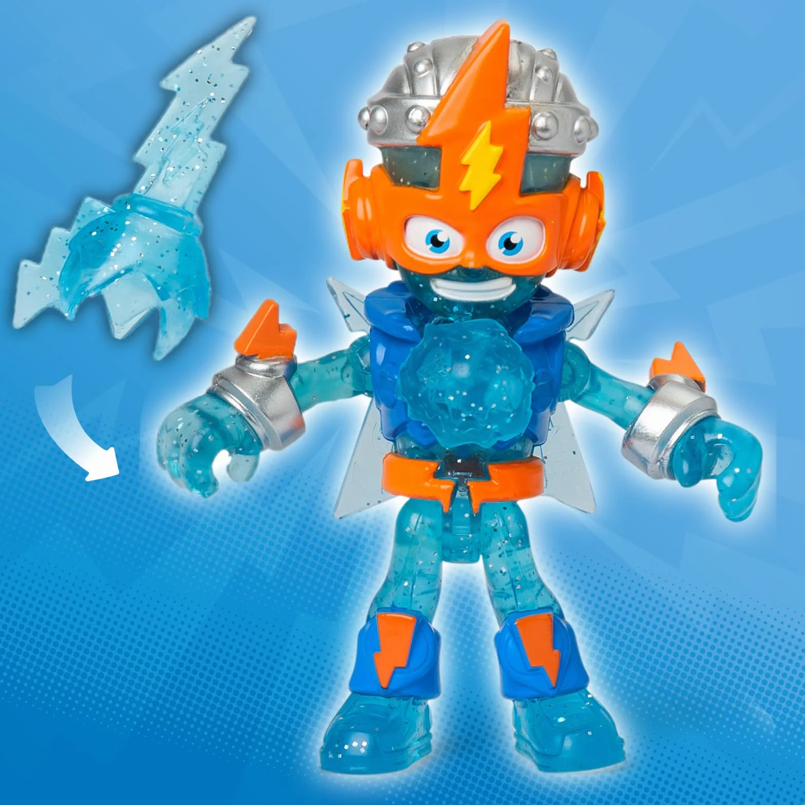Superthings Kazoom Kid Figura articulada de la Serie de TV - Contiene 1 Kazoom Kid, accesorio exclusivo