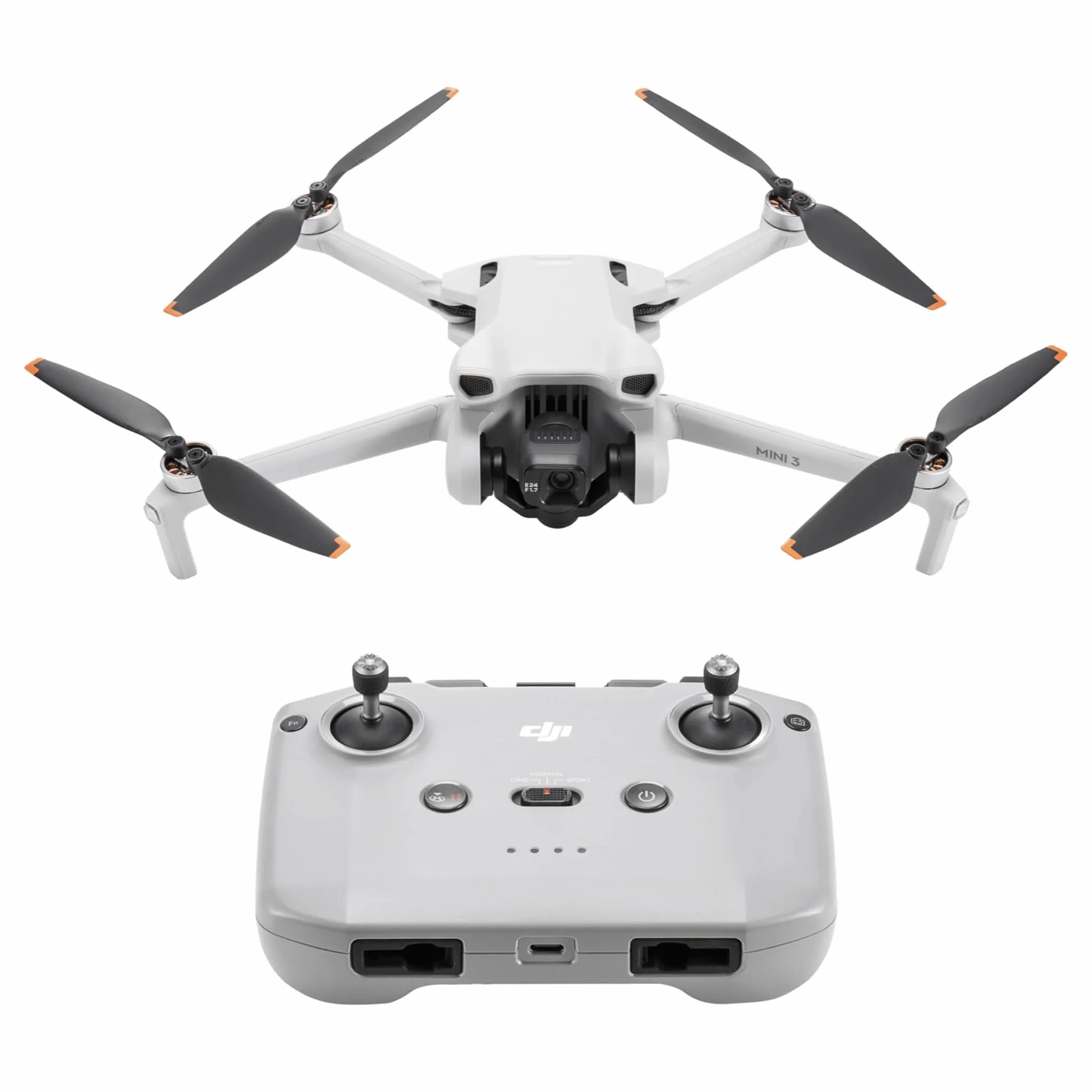 DJI Mini 3 Dron con cámara ligero plegable 4K HDR 38 min vuelo Grabación vertical Mando a distancia C0