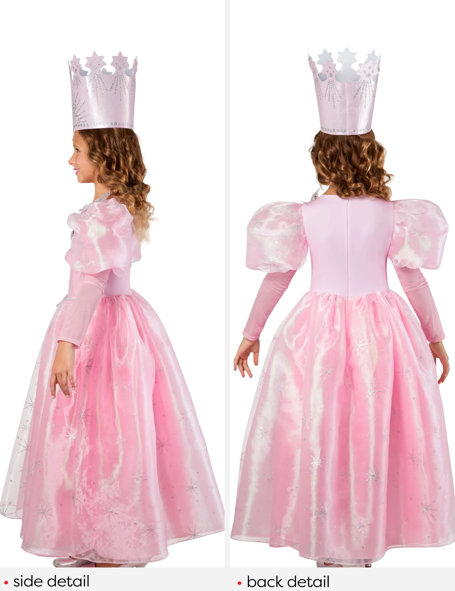Rubies Disfraz de Glinda de Mago de Oz para niña con corona
