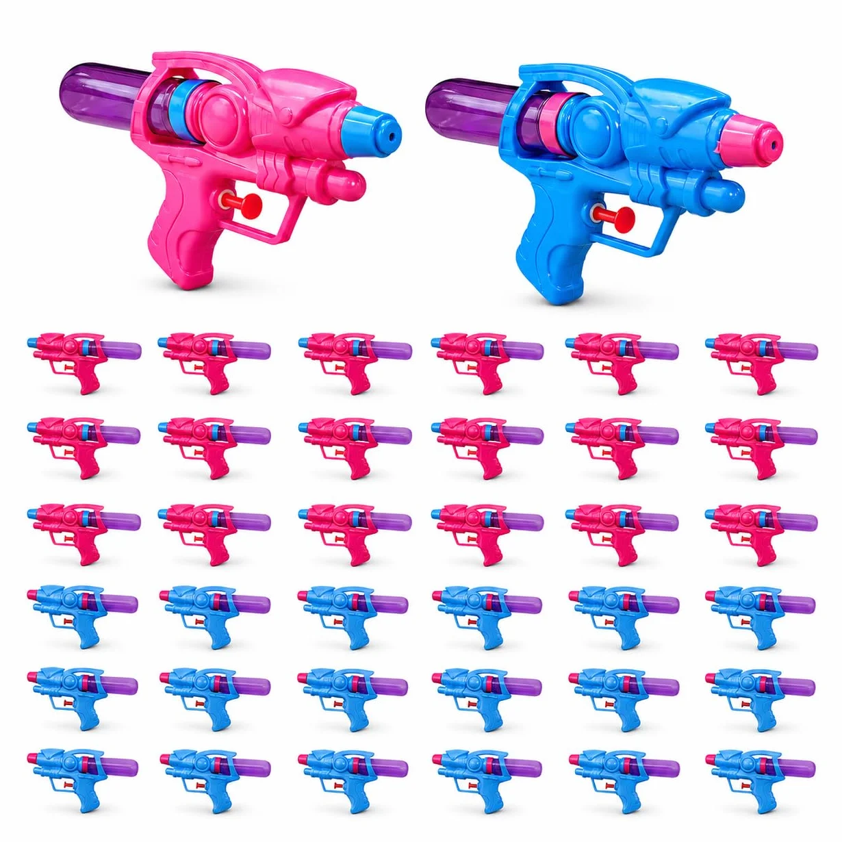 Pack de 36 Mini Pistolas de Agua para Niños - Juguete de Verano para Playa, Piscina y Jardín