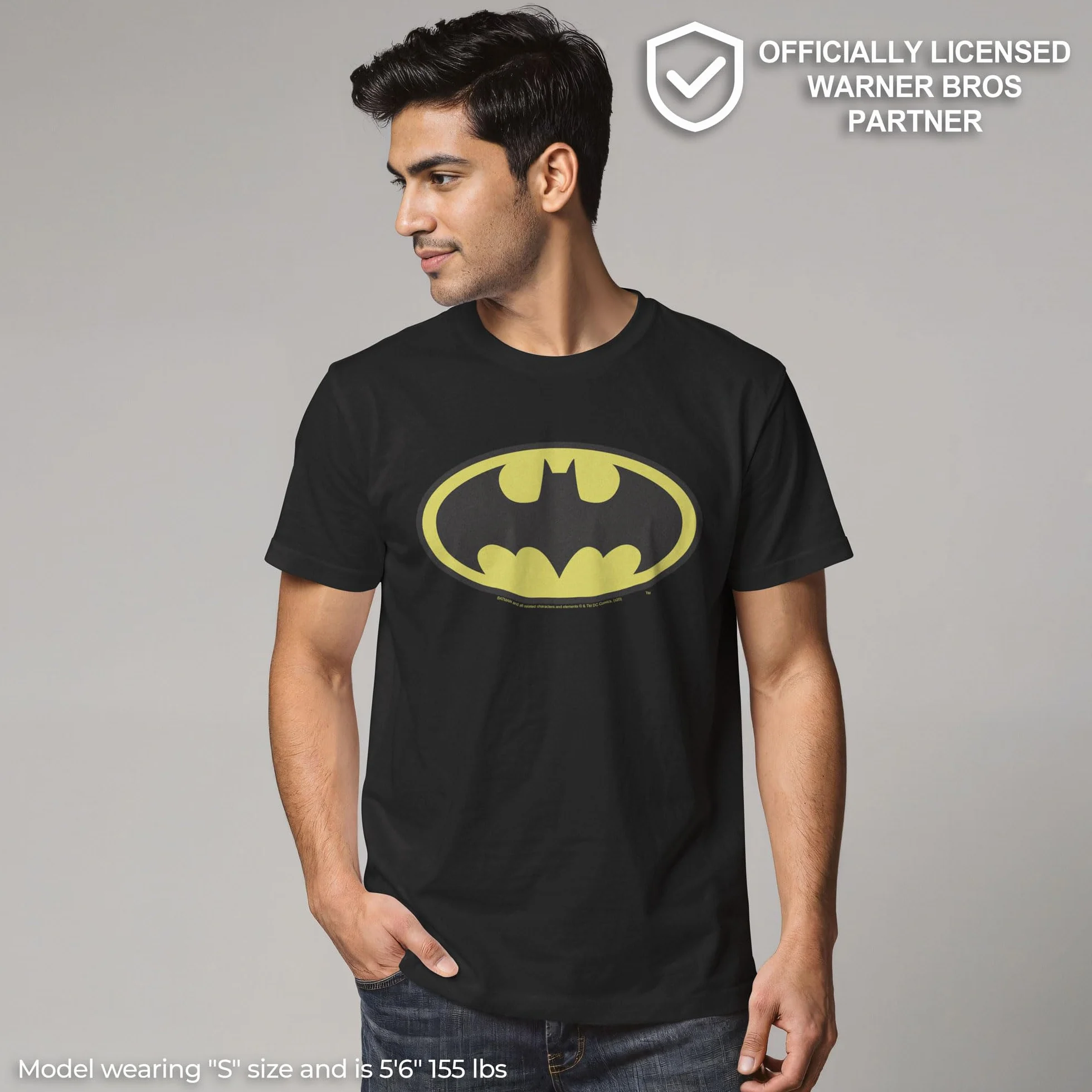 DC Comics Batman Bat Logo Camiseta Hombre