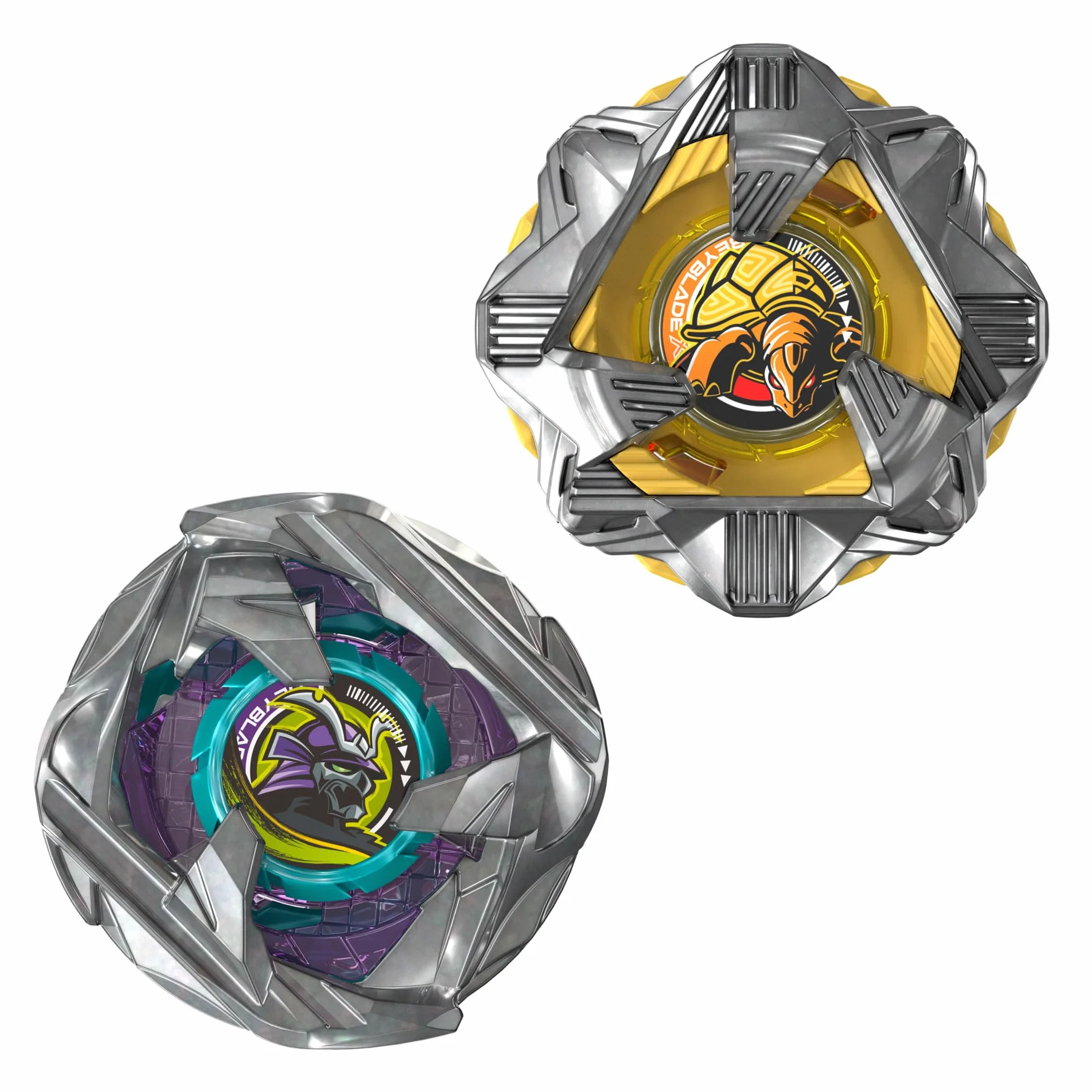 Beyblade X, Pack Doble Calibur Samurai 6-70M Bx y Obsidian Shell 3-85S Bx Takara Tomy con 2 Tops de rotación Derecha, Tops de Batalla, A Partir de 8 años