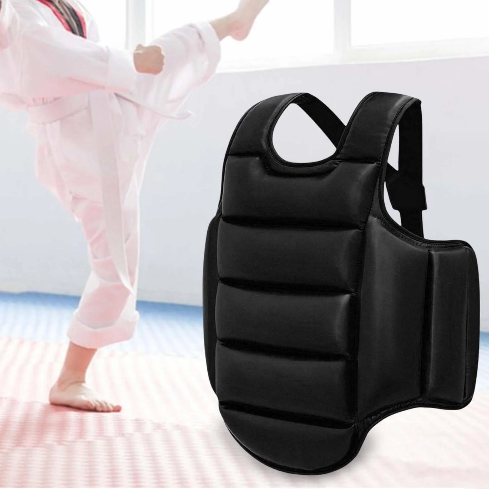 Peto Reversible Taekwondo Doble Cara Ajustable 20 Piezas Equipo Deportivo
