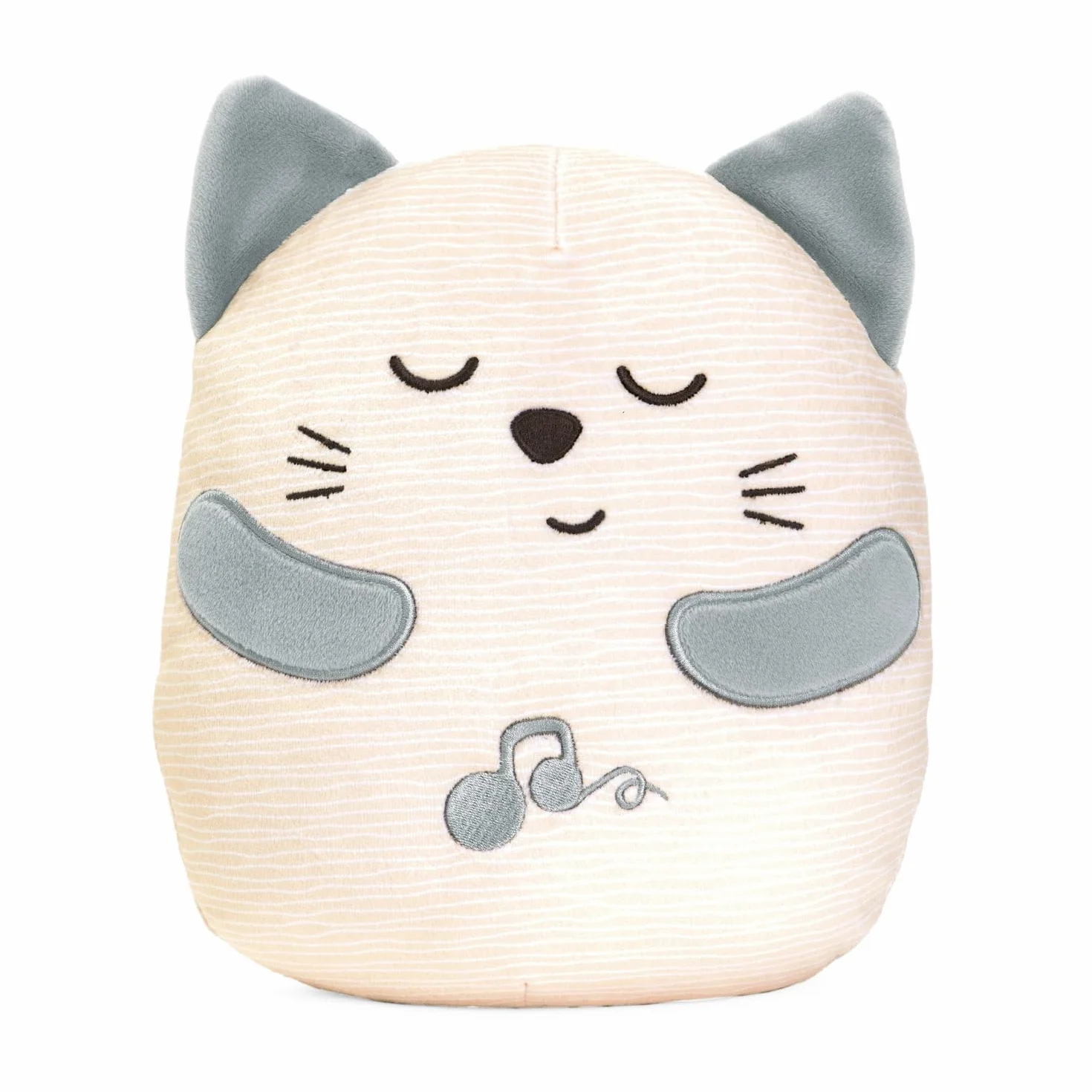 Chicco, Gatito Ronroneador, Peluche Electrónico Interactivo, Reproduce el Sonido y Las Vibraciones de los Ronroneos del Gato, Música Clásica, Tacto Suave, Lavable en Lavadora, Juguete Bebés +0 Meses