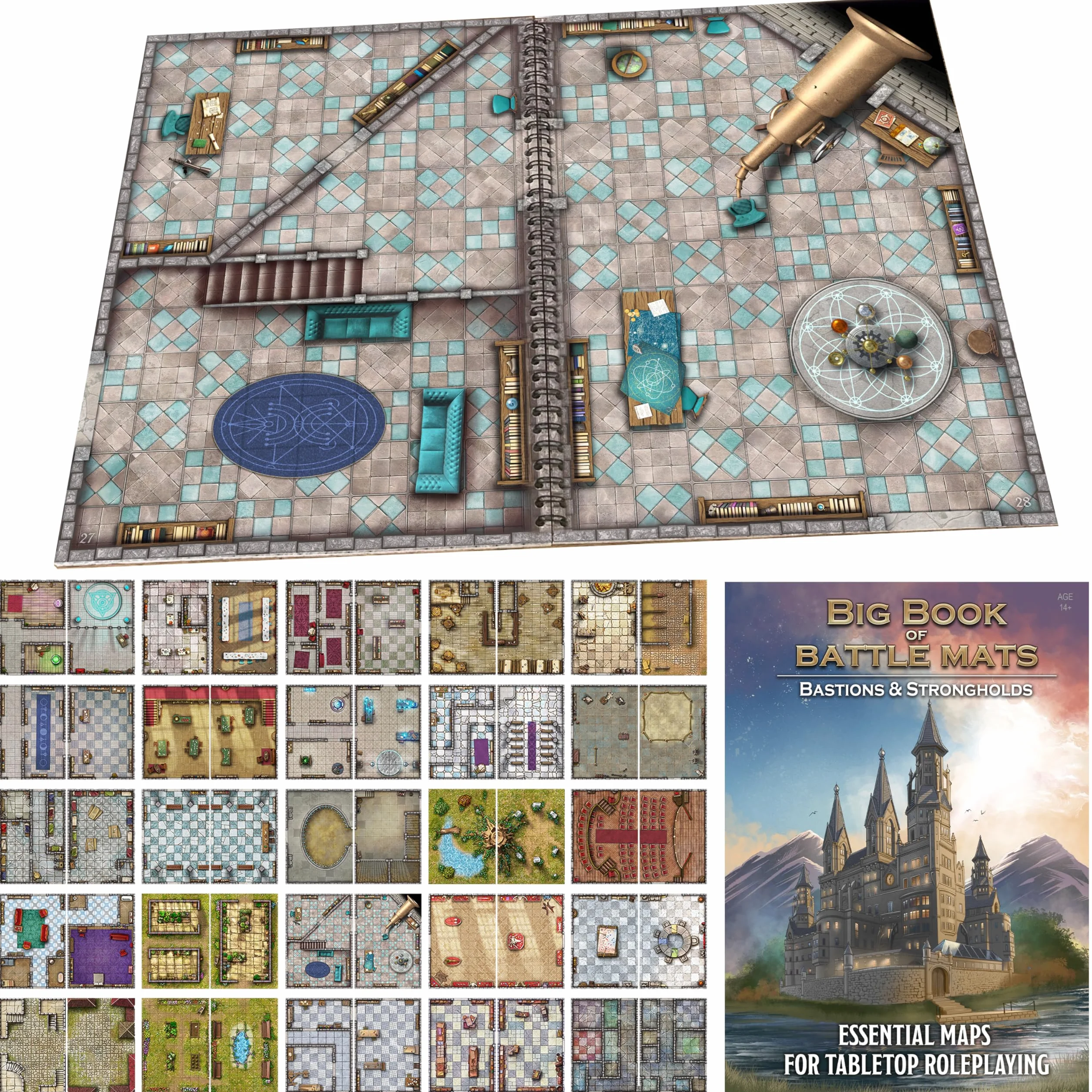 Loke BattleMats | Bastions yStrongholds | para Juego de rol