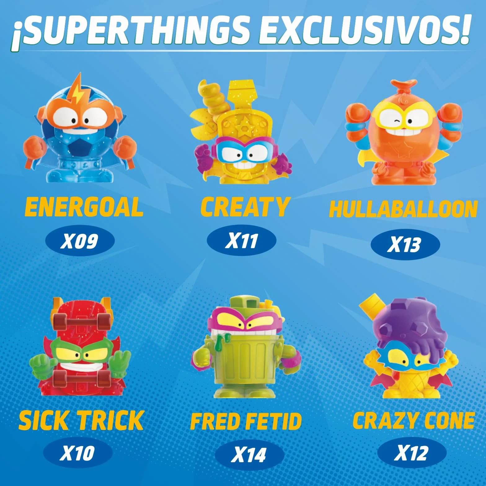 SUPERTHINGS RIVALS OF KABOOM Figura Kazoom Kid Fury con Kazoom Kid, SuperThings Exclusivo y Accesorio