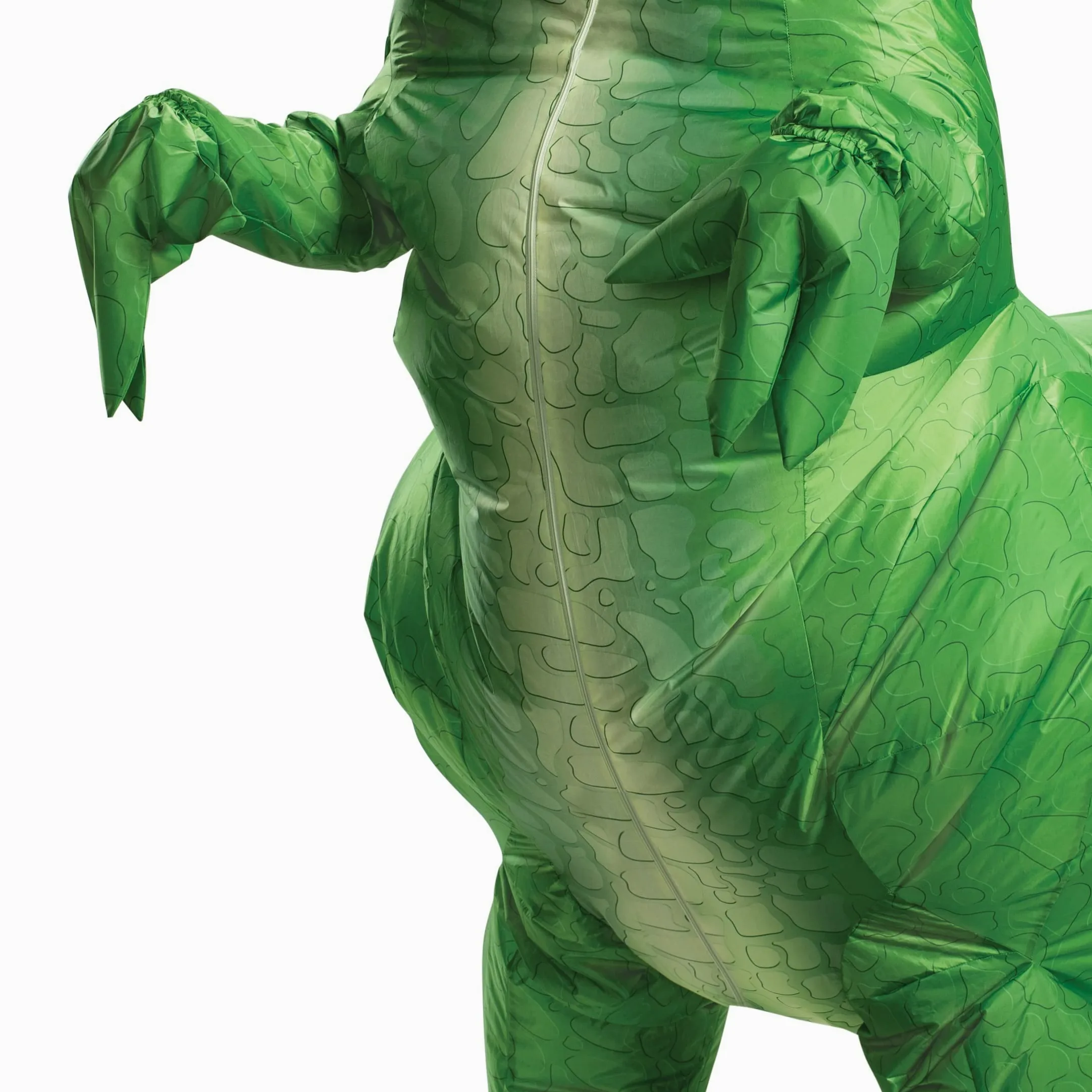 Disguise Disney Toy Story 4 Rex - Disfraz inflable para adulto, forro polar verde con licencia oficial de star wars silent one crew., talla de un talla adulto