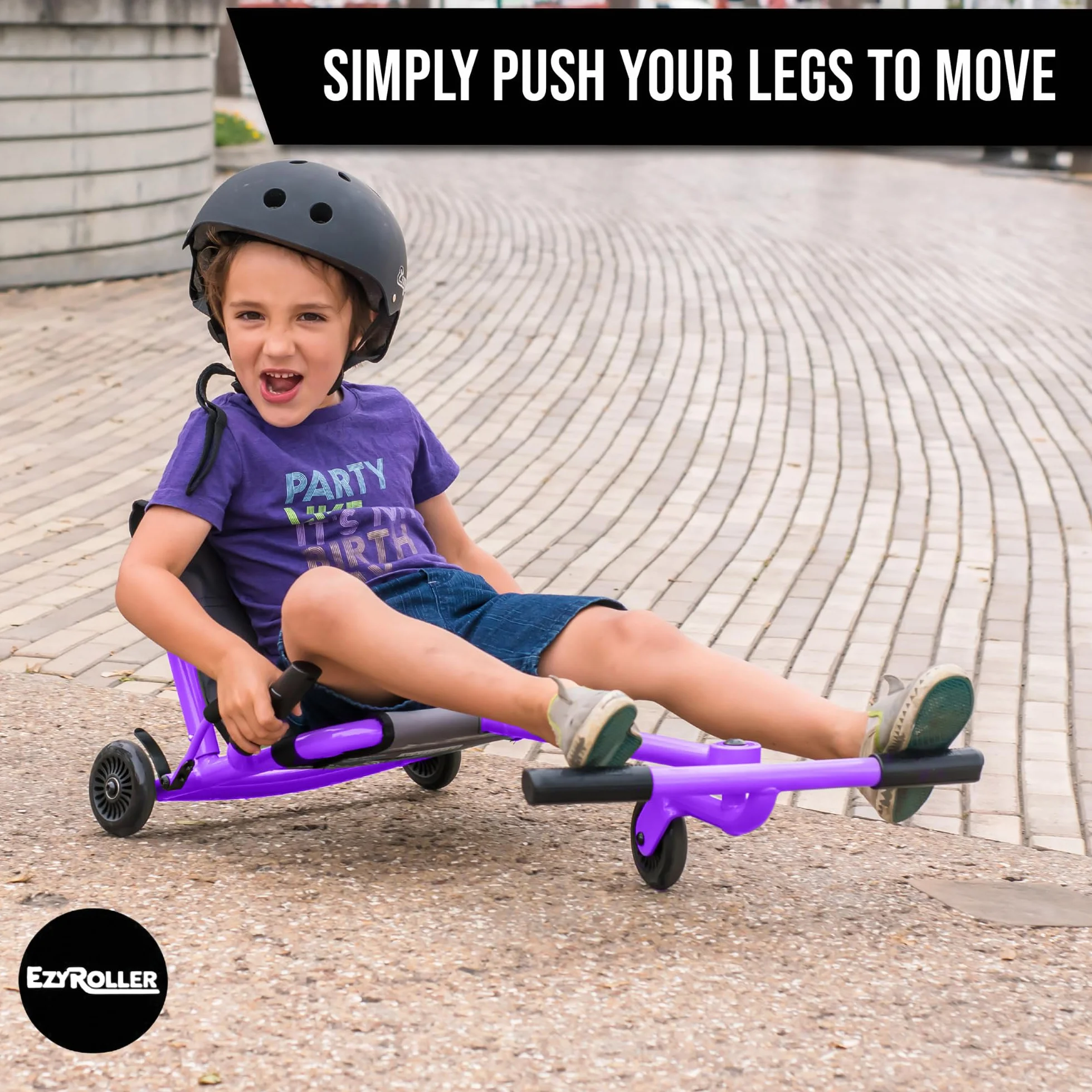 EzyRoller Classic Ride On - Purple by Ezyroller
