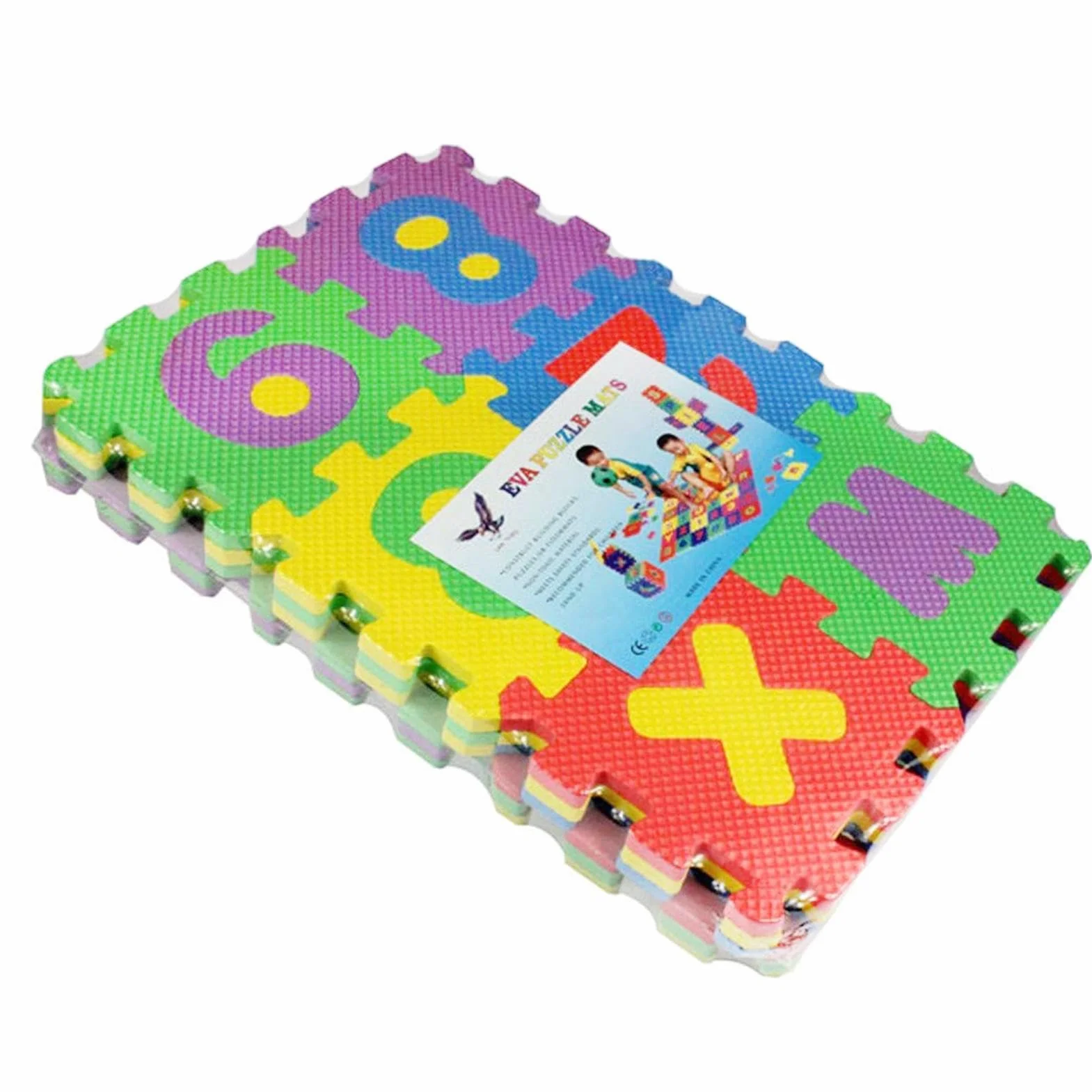 Genérico Alfombra de Juego para bebés de 36 Piezas, Alfombra de Juego para niños con Alfabeto y números, Rompecabezas de Piso Grueso de EVA con Antideslizante y Resistente al Agua, Rompecabezas