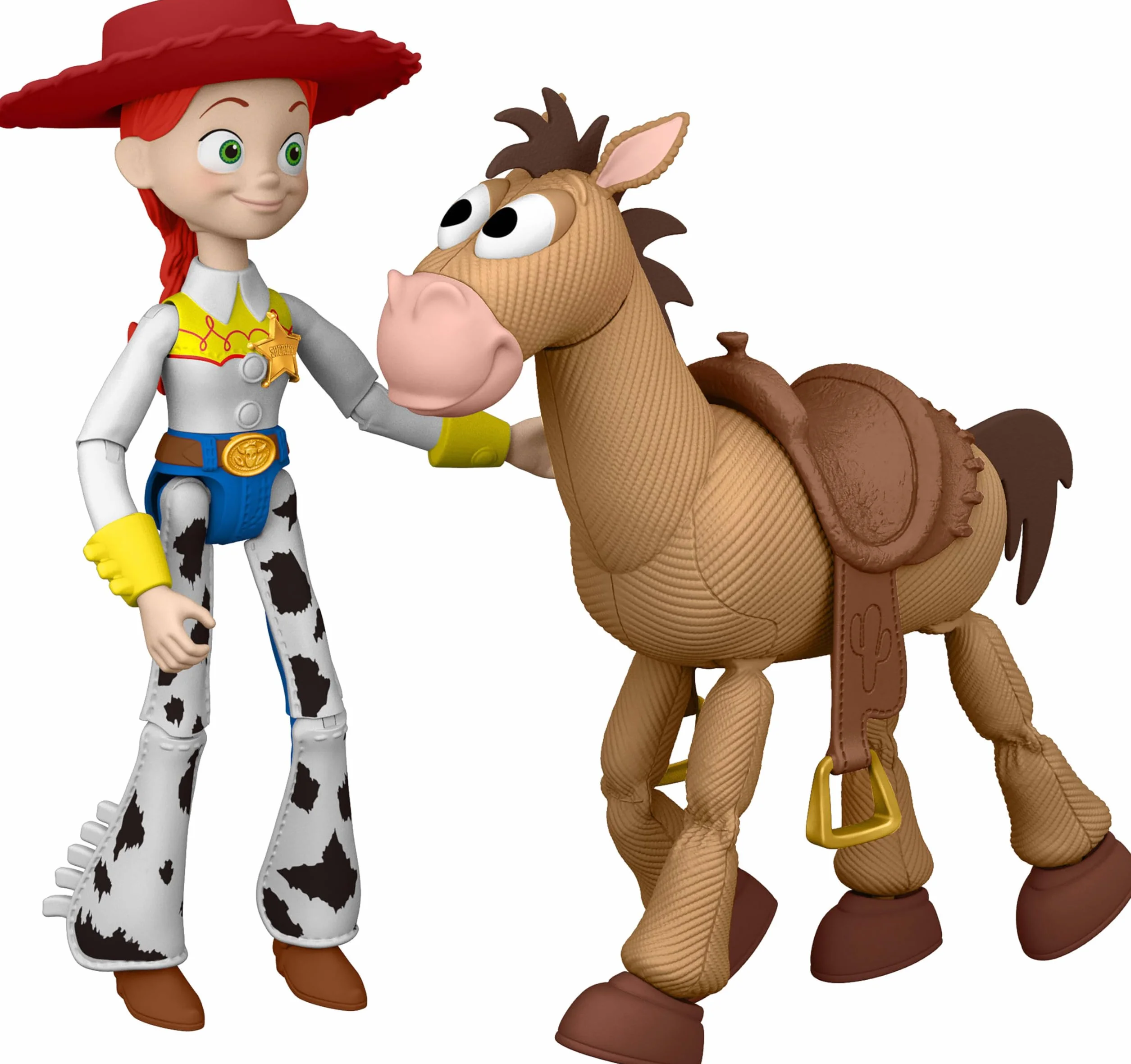 Mattel Disney Pixar Toy Story 5 Pack 2 Figuras de acción articuladas 17,78 cm Jessie y Perdigón JKV21