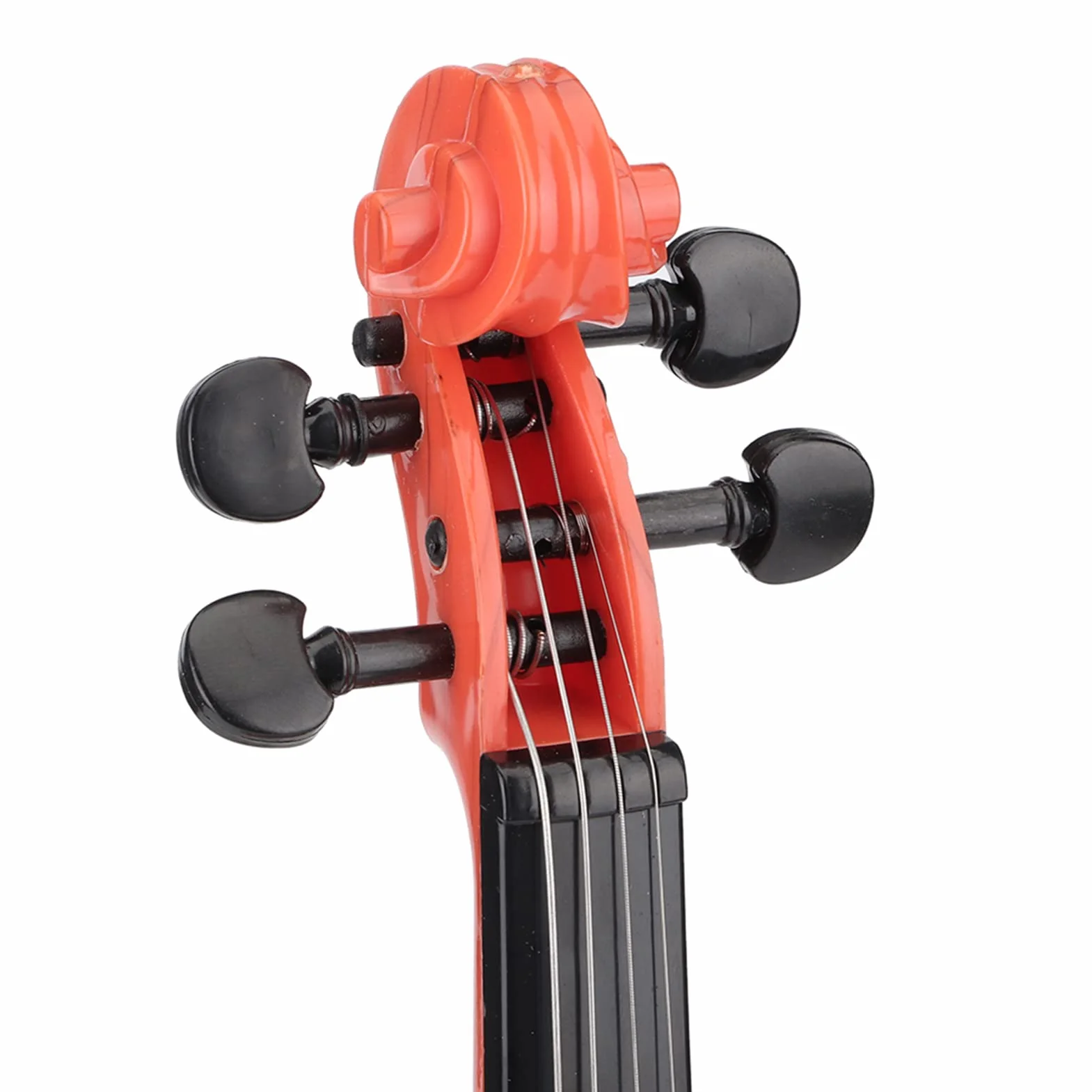 Generic Juguete de Violín Musical para niños Cuerda Ajustable Desarrollar Práctica de Instrumentos para Entretenimiento Infantil ABS 15,4 X 5,3 X 2,2 Pulgadas (marrón Claro)