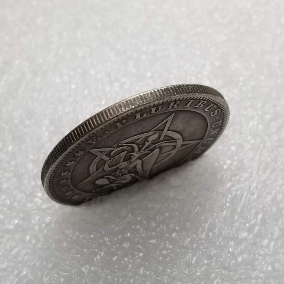 DDTing Las mejores piezas de la serie Morgan de los dólares estadounidenses, moneda modificada de 1881, colección de monedas antiguas, dólares estadounidenses