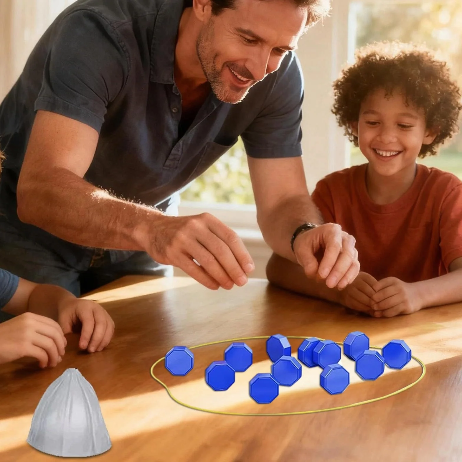 Juego de ajedrez magnético portátil con imán para viajes y camping. Con 20-40 piedras magnéticas como regalo para niños de 9 a 14 años. Incluye rompecabezas Checkers juego en formas geométricas.
