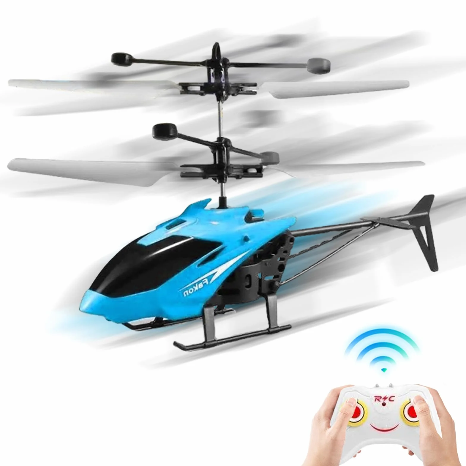 Genérico De Helicóptero De Control Remoto - Drone De Avión con Sensor, Helicóptero RC para Niños | Folleto Flotante Interior Ligero Resistente A Choques por Inducción Manual con Batería De Liti