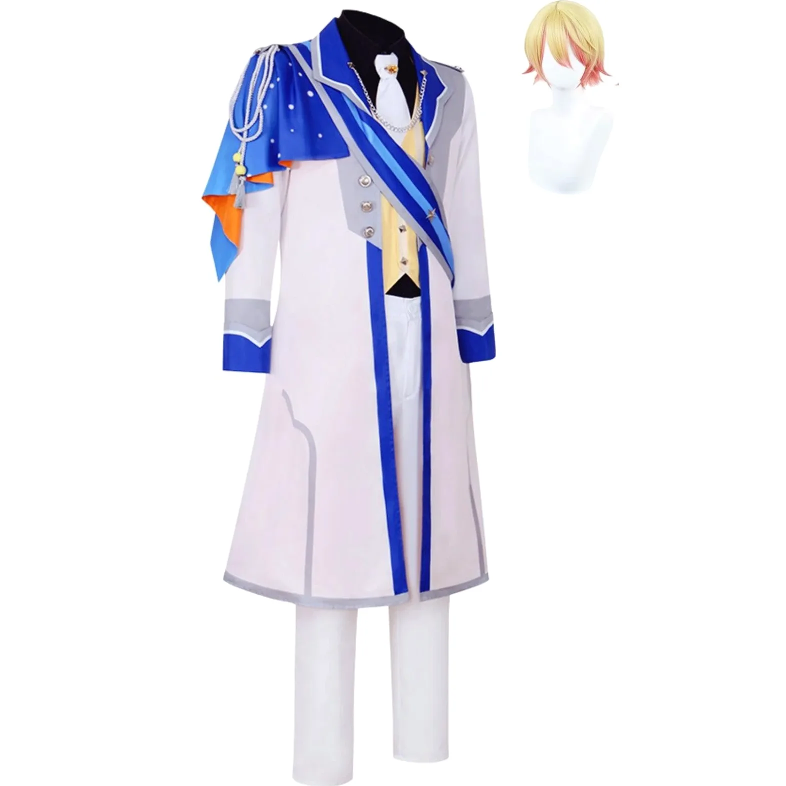 Disfraz de Halloween para Adultos, Conjunto Completo de Cosplay Juego de Rol Carnaval – Estilo Tsukasa Tenma