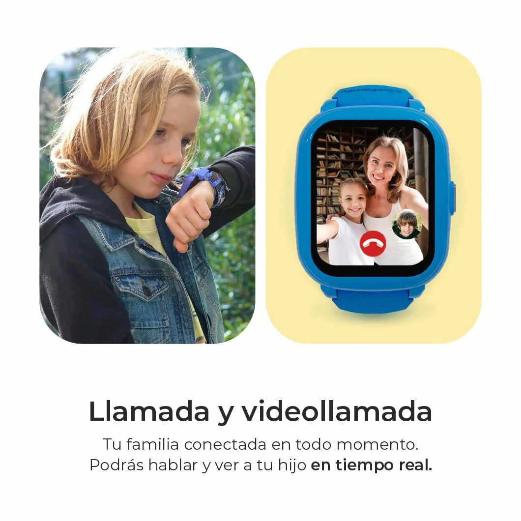 SaveFamily Iconic Plus 2 Reloj Inteligente Niño GPS Llamada Vídeo SOS SIM Gamer