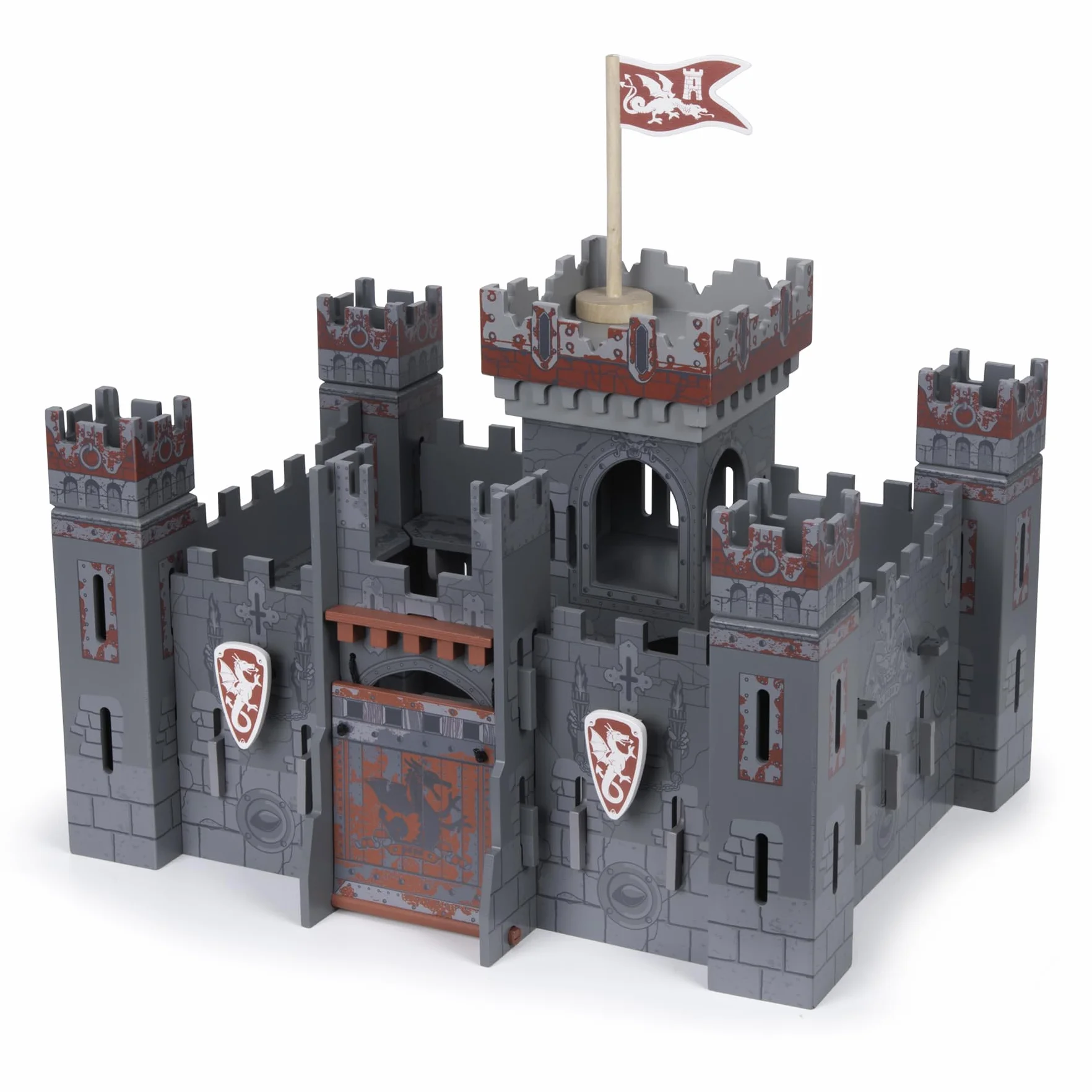 Papo - Castillo fantástico Decorado Juguete para niños - 3+ - Colección Fantástico y Medieval - Juego Creativo Caballeros y Dragones - Idea de Regalo Juguete para niña y niño