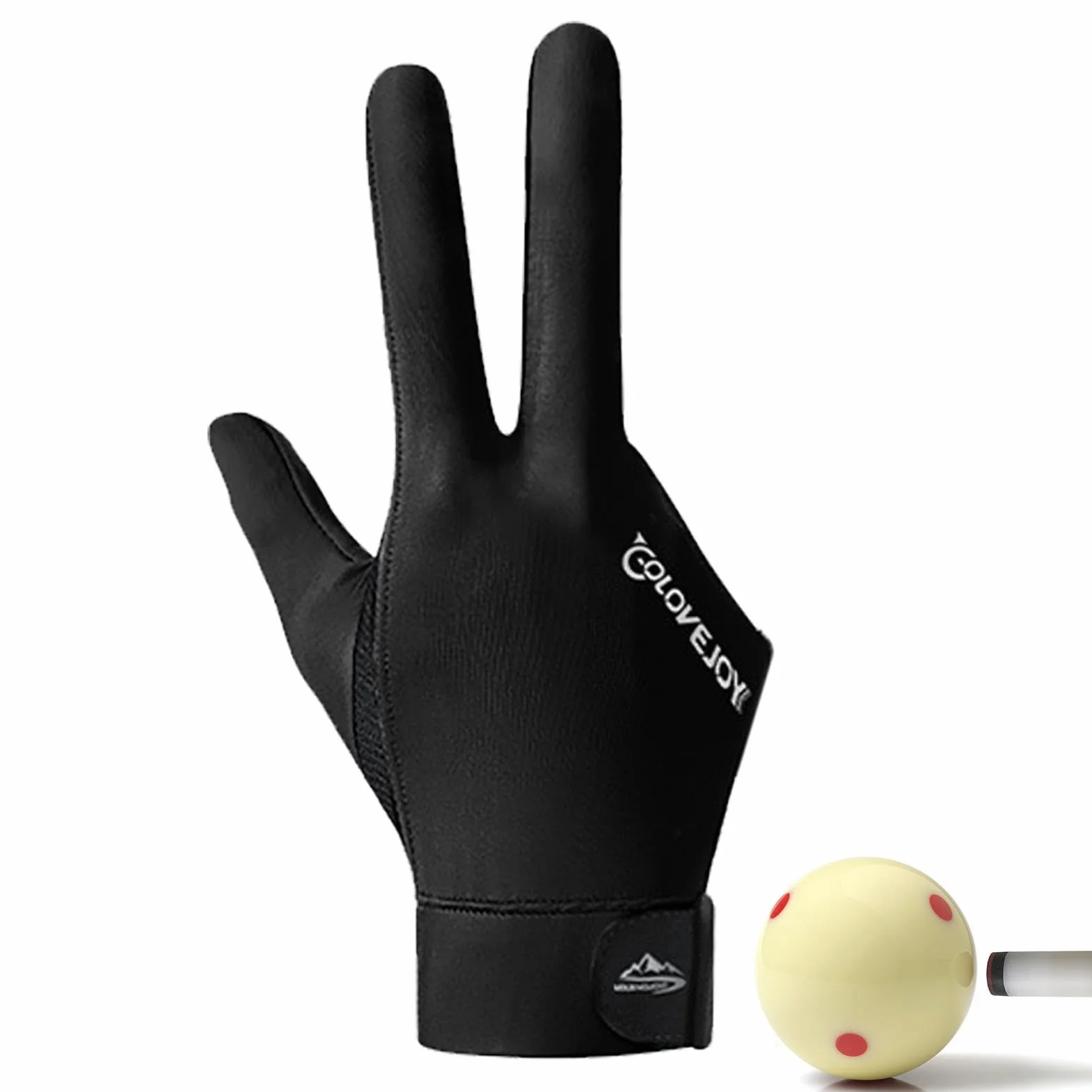 Guantes de Billar de Dedos 3 Tamaño para Tiradores de Cue Izquierda/Derecha