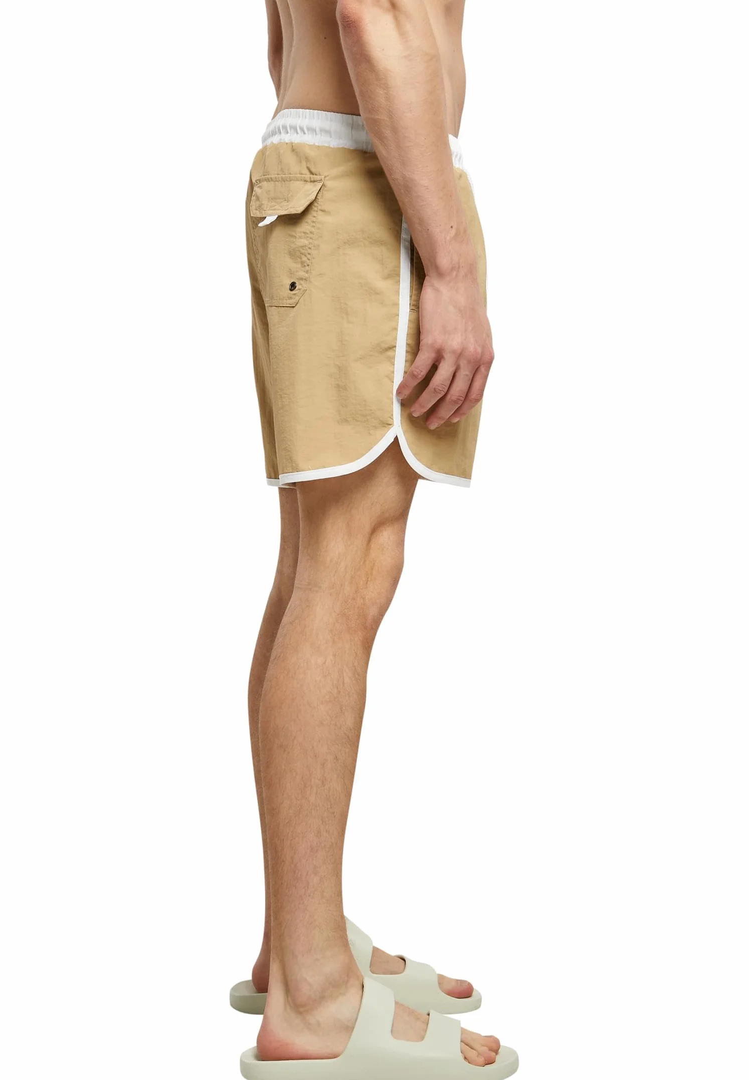 Urban Classics Retro Bañador Hombre Gris Marengo