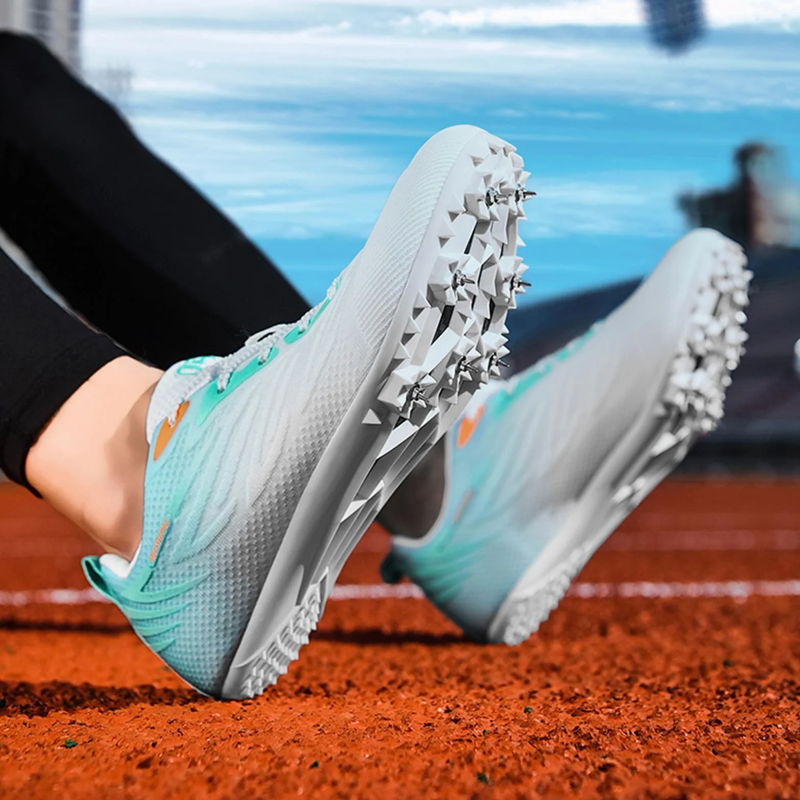 Zapatillas De Atletismo con Clavos para Carreras Pista Y Campo Hombres Mujeres Niños Niñas