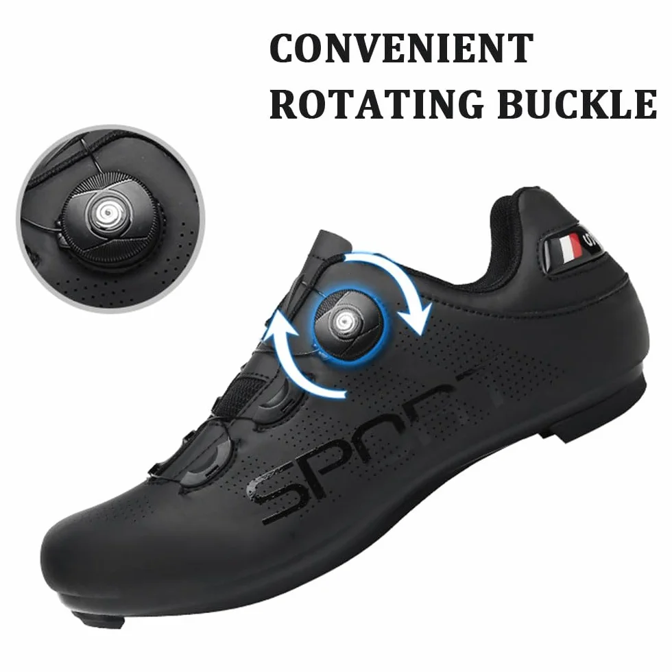 Zapatillas Ciclismo Montaña Hombre Calzado Bicicleta Base Goma Antideslizante Ligeros 36EU-47EU