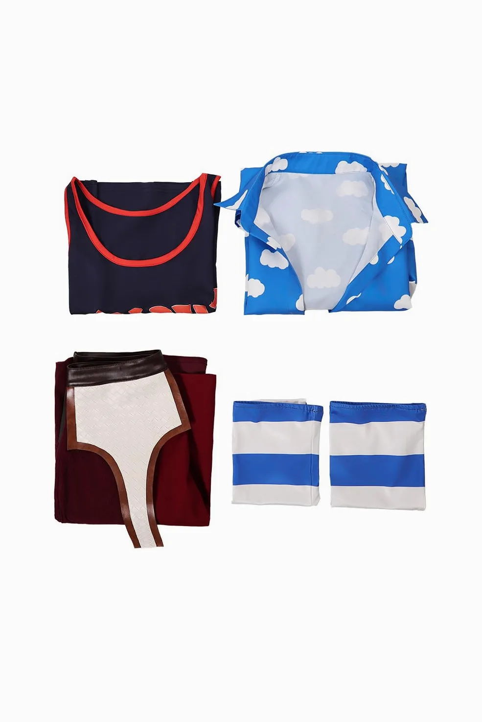Anime Cosplay Mujer Vestido Sombrero Traje Camisa Goldenweek Cosplay Disfraz Carnaval Halloween