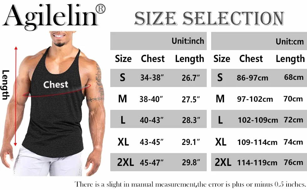 Camiseta Tirantes Entrenamiento Hombre Secado Rápido Culturismo Gimnasia