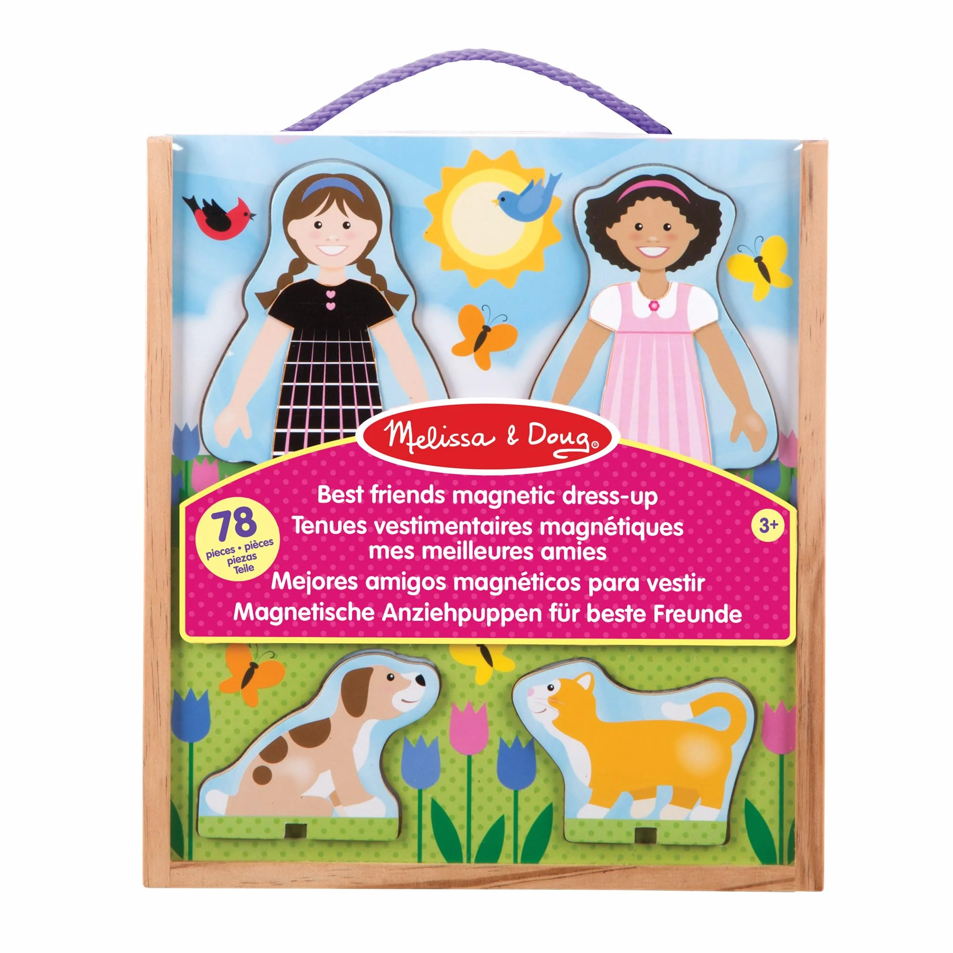 Melissa & Doug Juego de Disfraces magnéticos de Mejores Amigos para Vestir