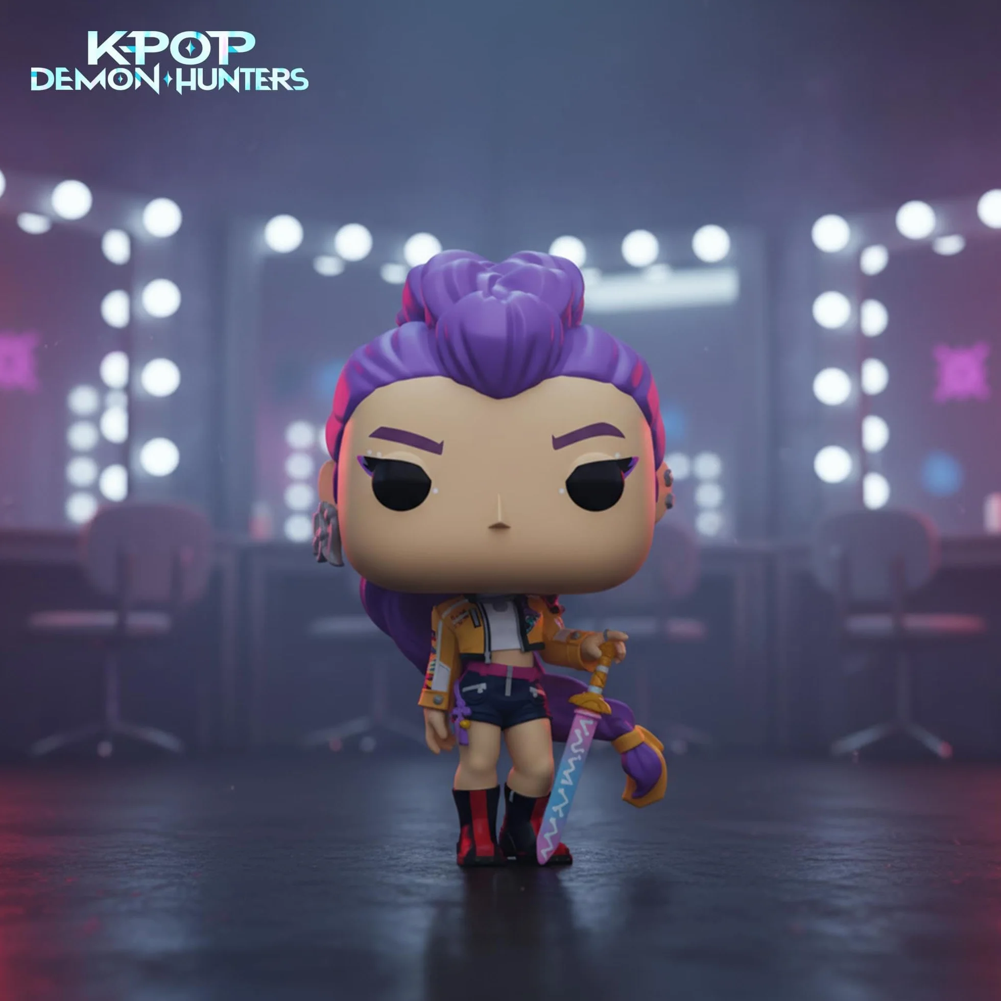 Funko Pop! Animation: KPOP Demon Hunters - Rumi - Figura de Vinilo Coleccionable - Idea de Regalo - Mercancia Oficial - Juguetes para Niños y Adultos - Movies Fans