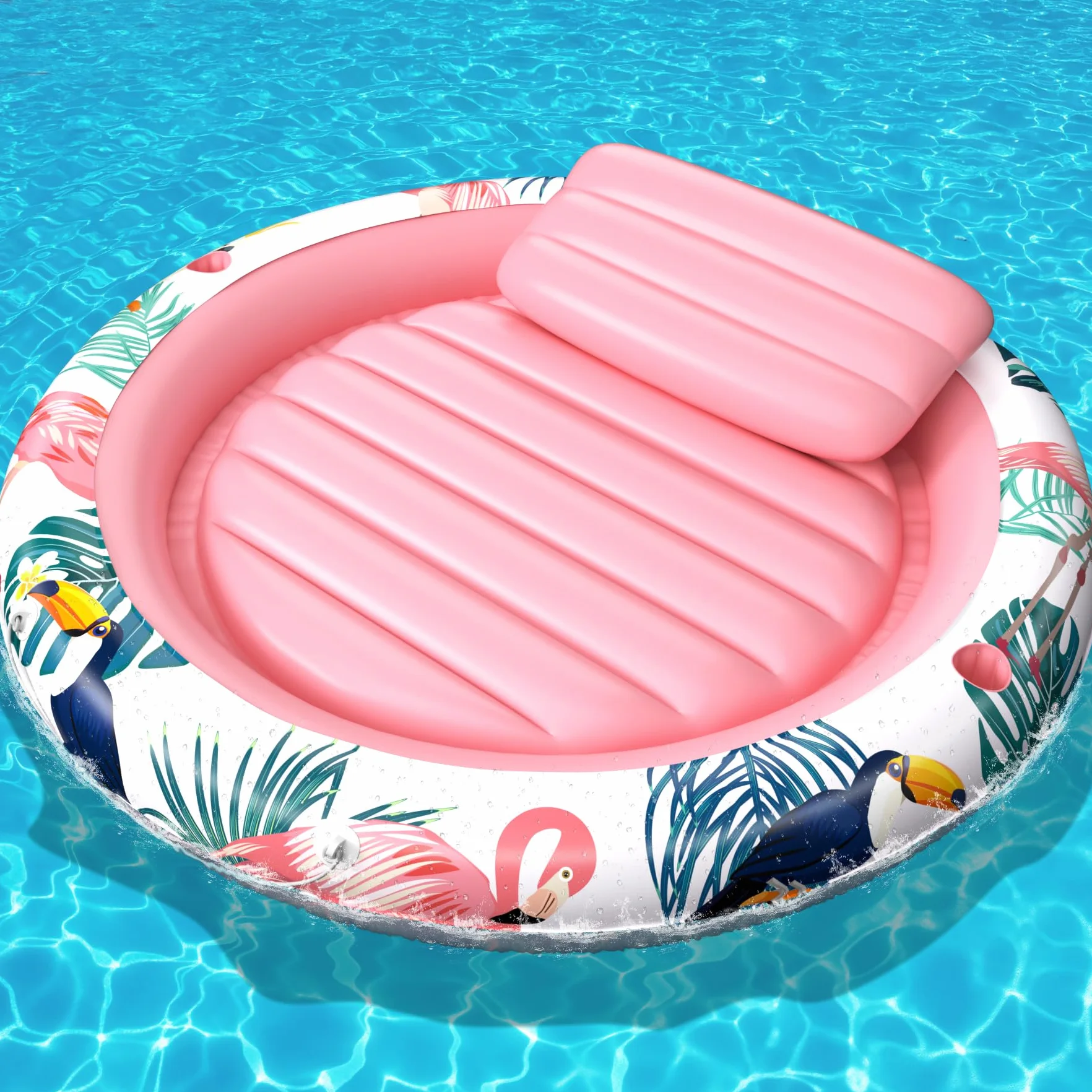 Colchoneta Piscina - Hinchables para Piscina - Flotadores Piscina - Colchonetas Inflables Piscina Adultos - Colchoneta Playa - Colchon Hinchables Inflables Adecuada para Piscina de Playa