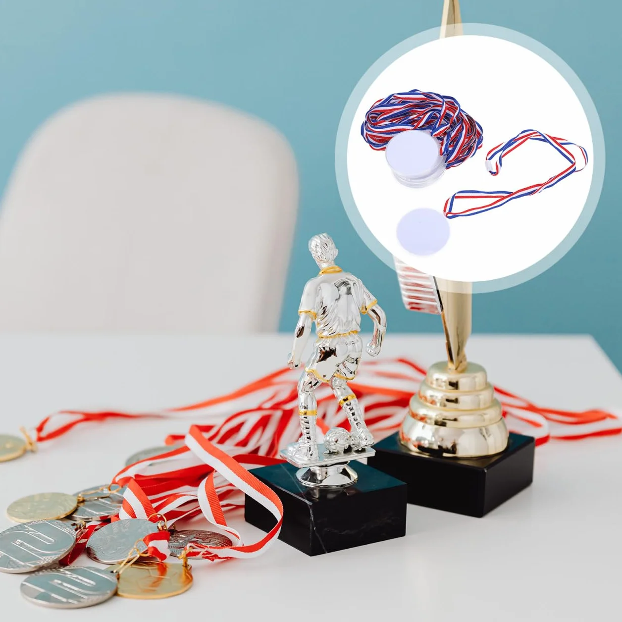 KOMBIUDA Medallas Personalizadas 10 Unidades Premios Decorativas Recompensa Competitiva Creativas