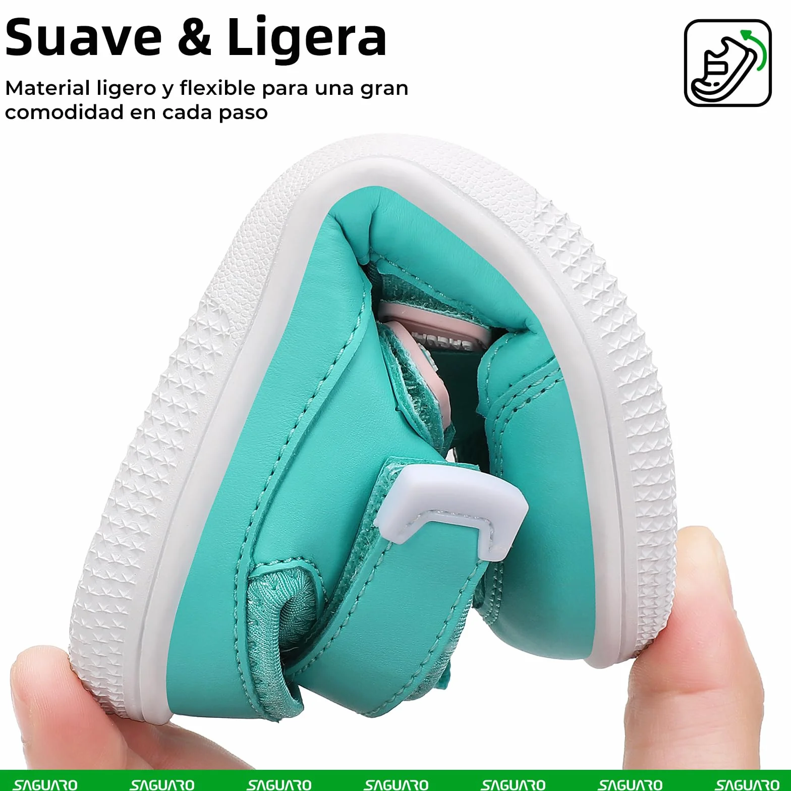 SAGUARO Sandalias Barefoot Niños Puntera Cerrada Zapatillas Verano Ligeras Transpirables 25-36 EU