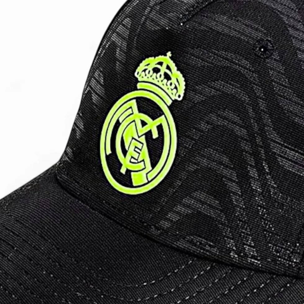 Real Madrid Gorra Infantil Negro Lima